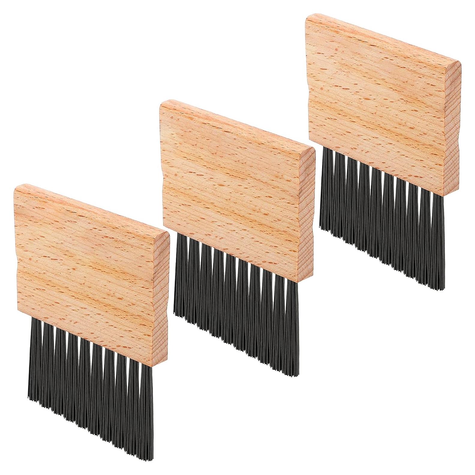 Cepillo de Placa de Béisbol SUBANG - 3 Piezas con Mango de Madera