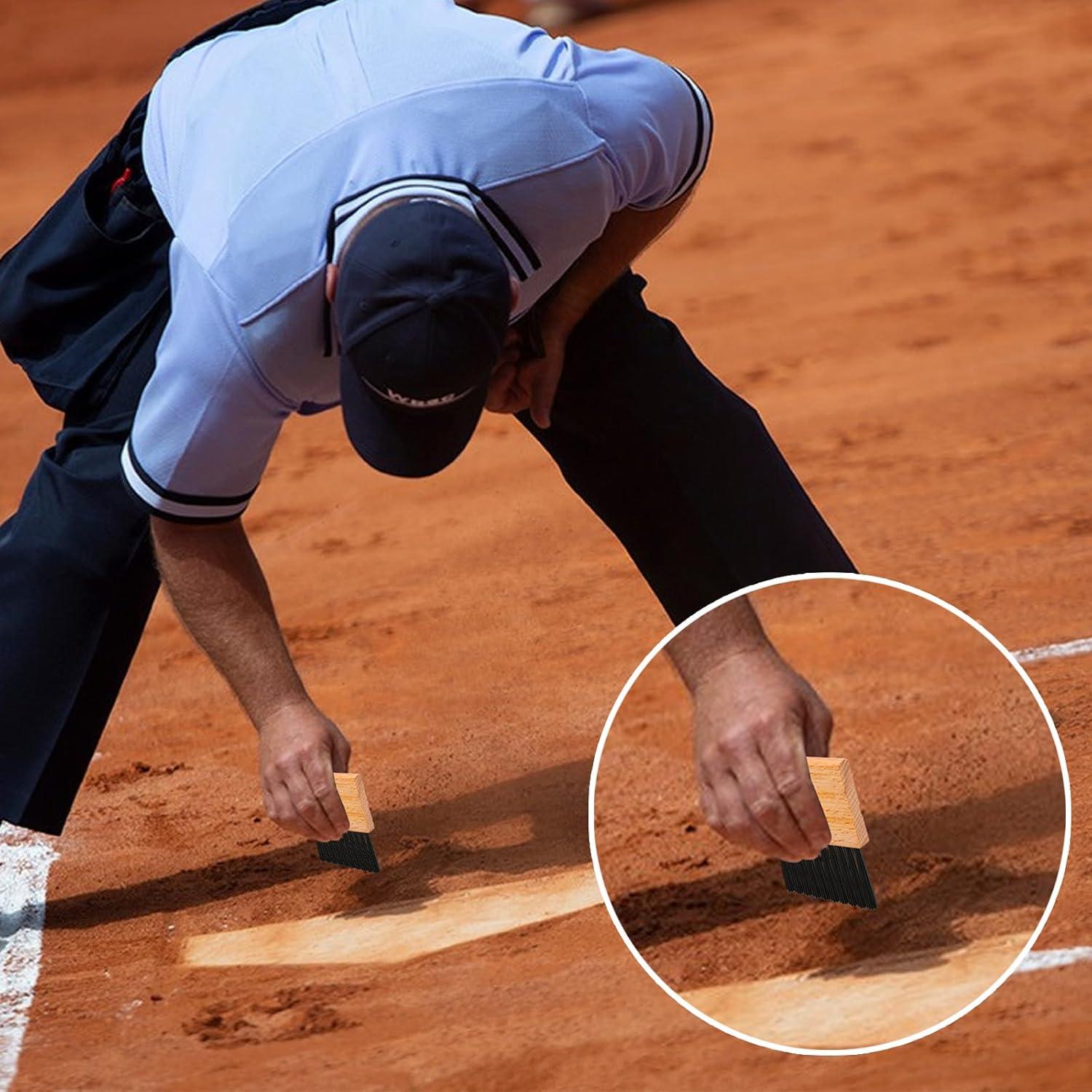 Cepillo de Placa de Béisbol SUBANG - 3 Piezas con Mango de Madera