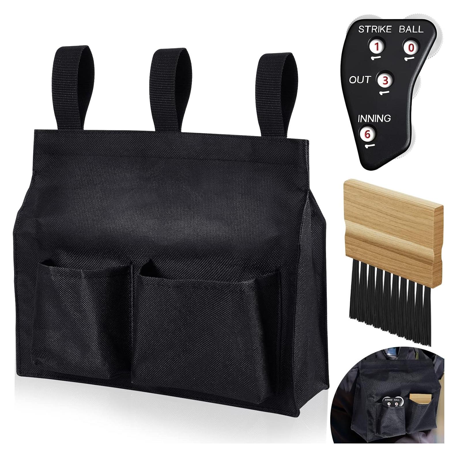 Kit de Árbitro de Béisbol Dunzy 3 Piezas con Bolsa y Cepillo