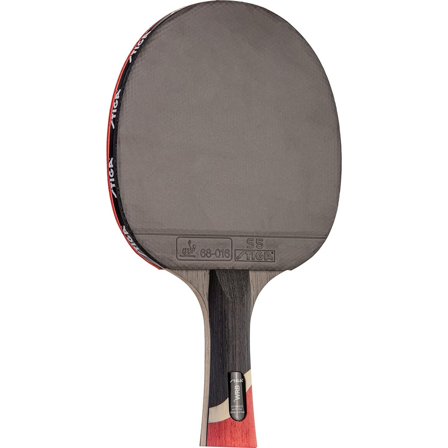 Raqueta de Tenis de Mesa STIGA Pro Carbon - Competencia - Rojo