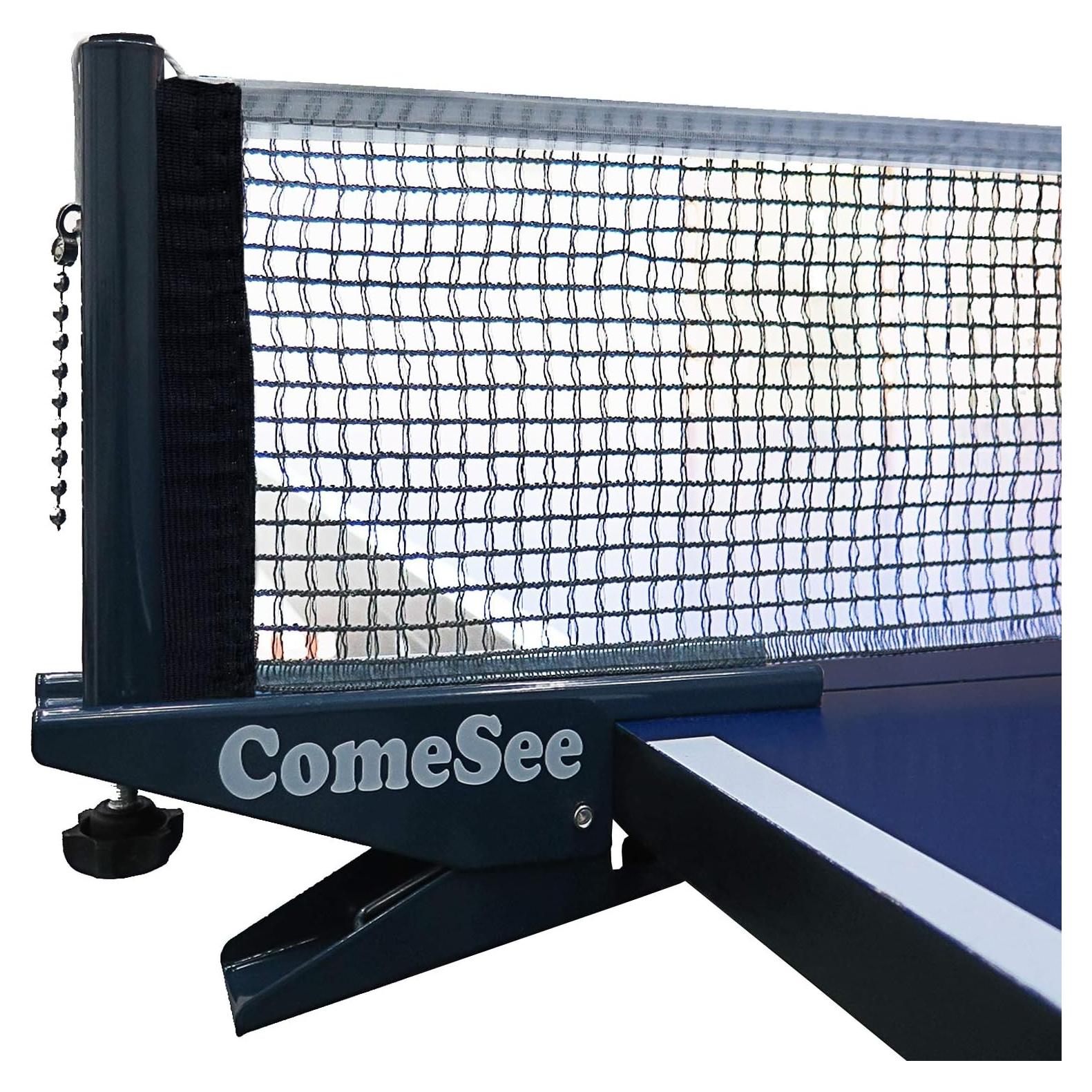 Juego de Red y Postes de Tenis de Mesa Comesee Profesional