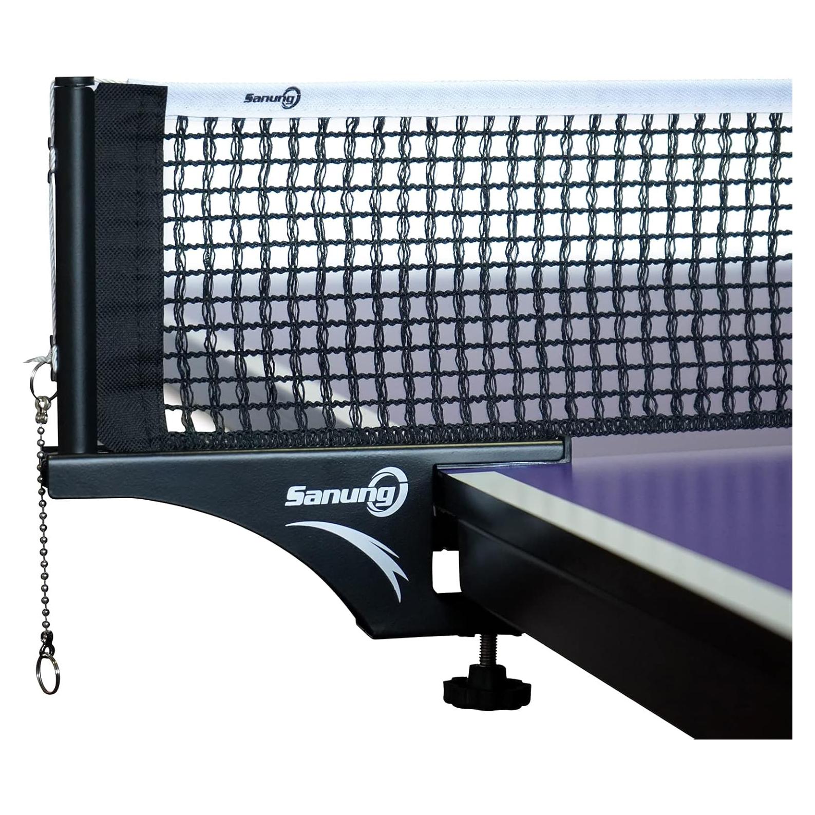 Conjunto de Red y Poste de Tenis de Mesa Sanung S405 Profesional