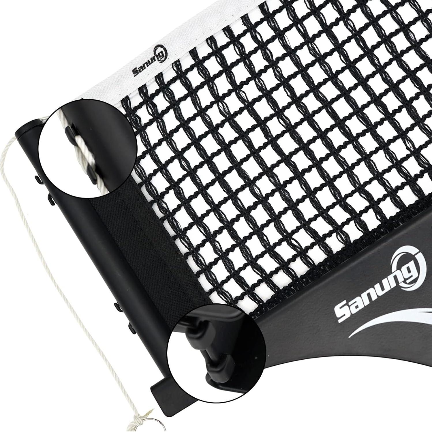 Conjunto de Red y Poste de Tenis de Mesa Sanung S405 Profesional