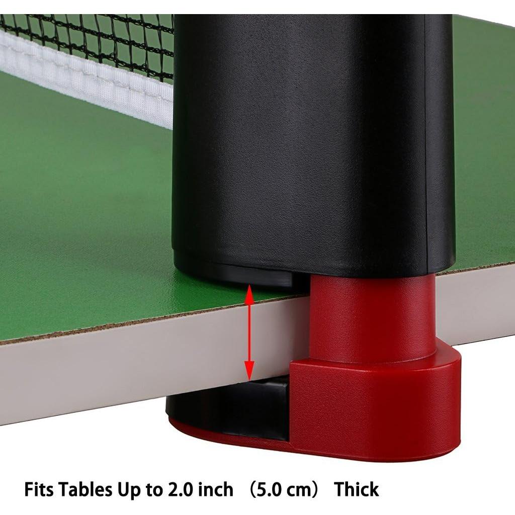 Red de Tenis de Mesa Retráctil Hipiwe 1.8M Ajustable