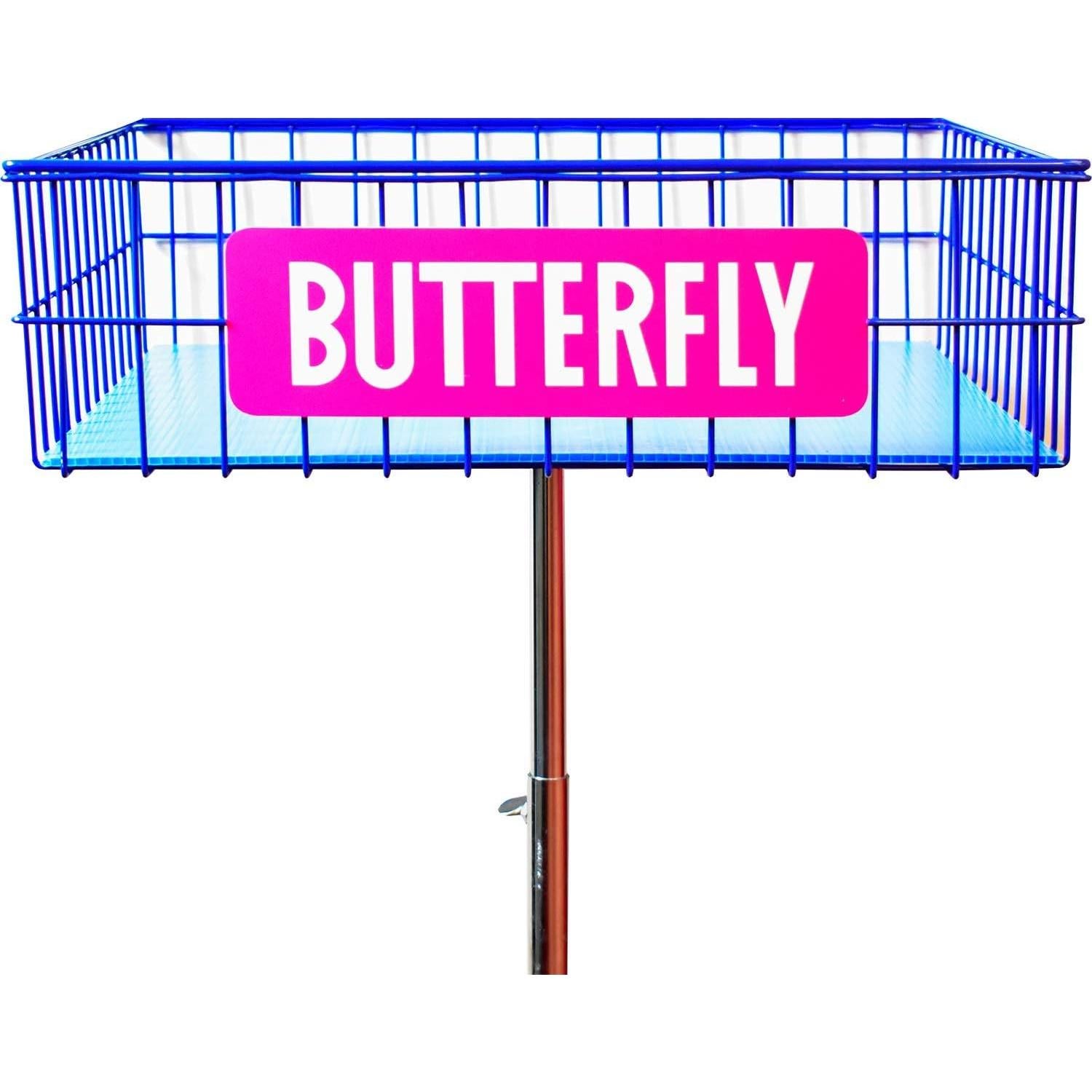 Entrenador de Pelotas Butterfly Ajustable con Ruedas 40x12x40cm