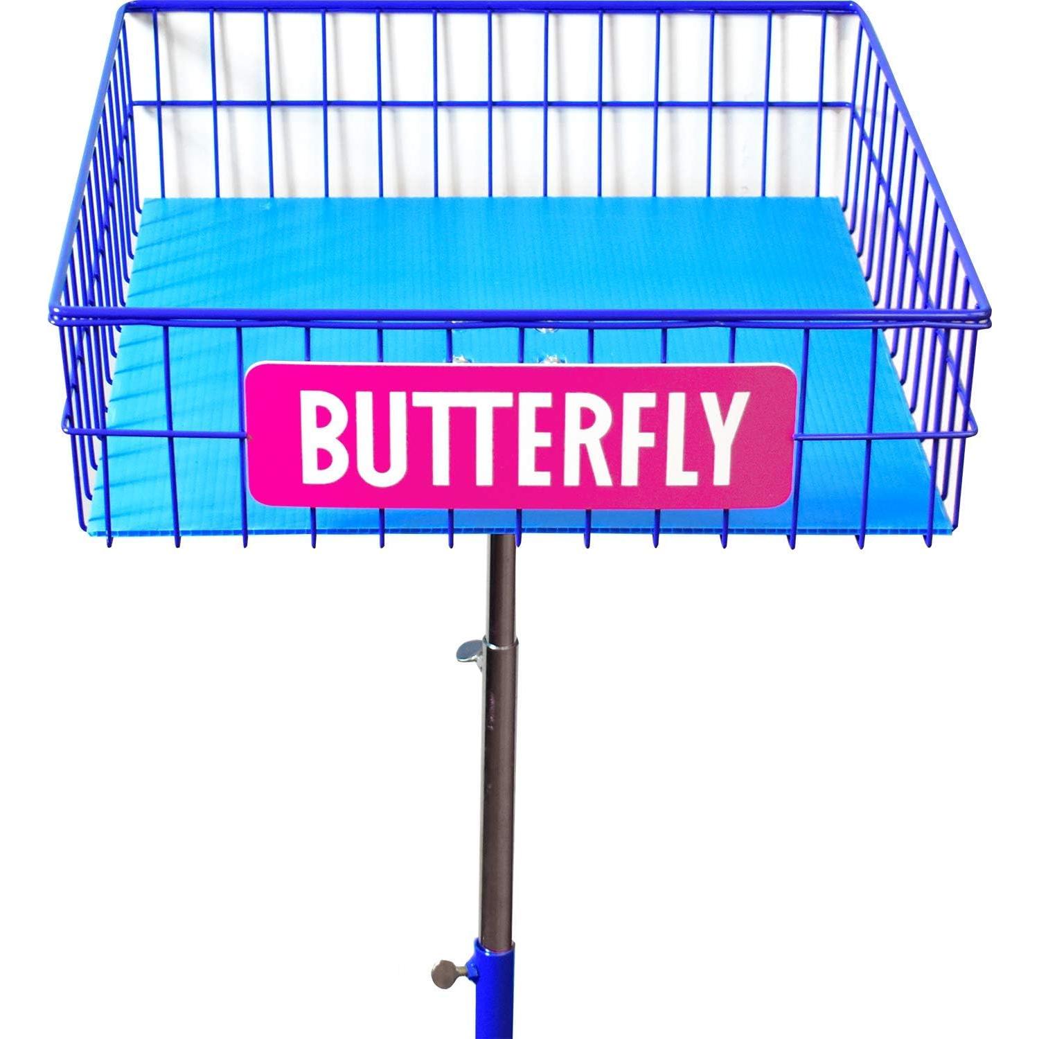 Entrenador de Pelotas Butterfly Ajustable con Ruedas 40x12x40cm