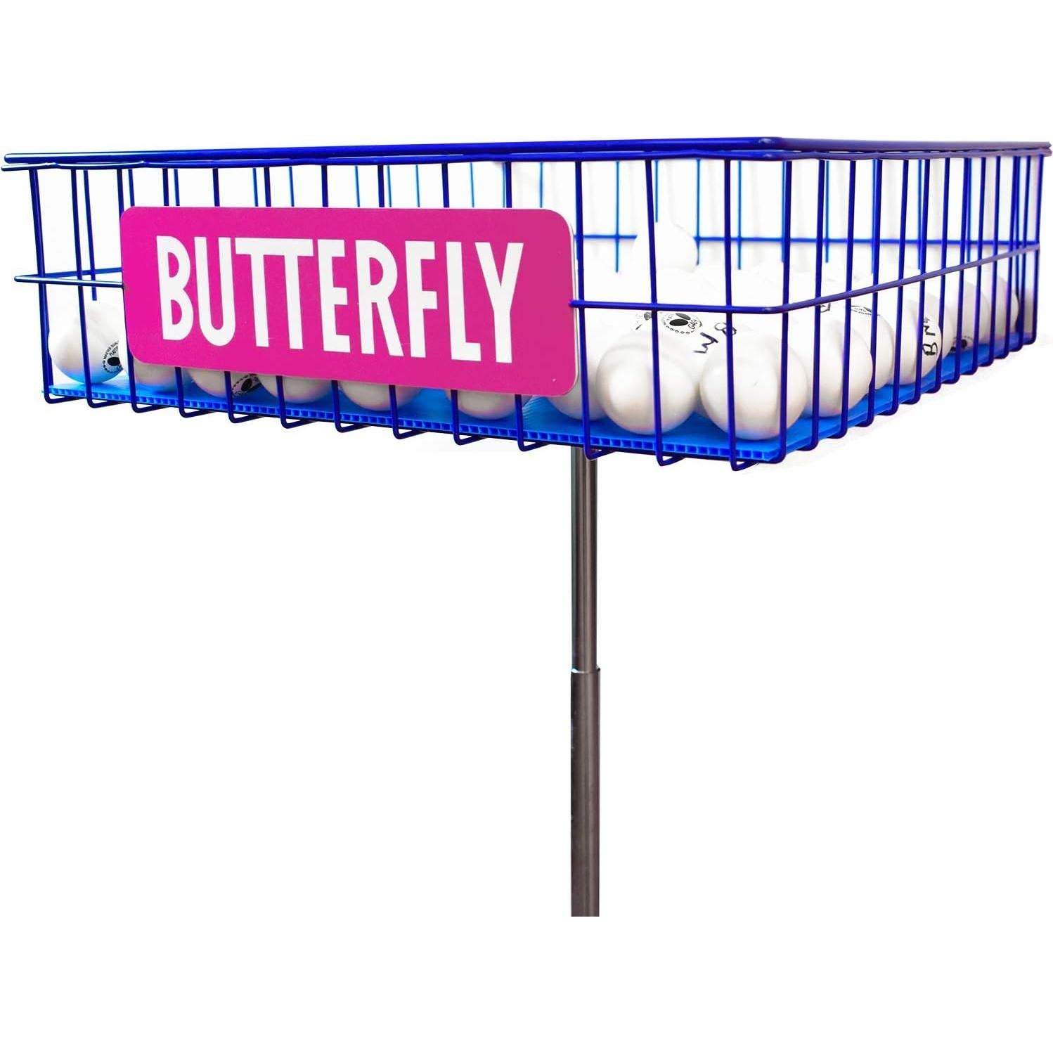 Entrenador de Pelotas Butterfly Ajustable con Ruedas 40x12x40cm