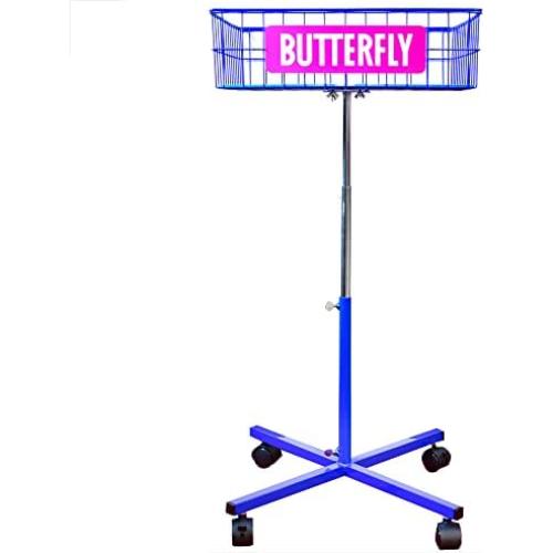 Entrenador de Pelotas Butterfly Ajustable con Ruedas 40x12x40cm