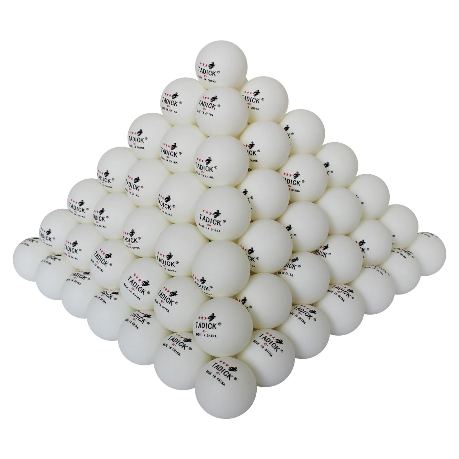 Paquete de 140 Pelotas de Ping Pong TADICK 40mm Entrenamiento