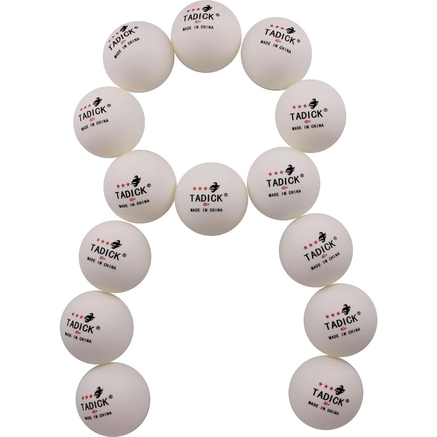 Paquete de 140 Pelotas de Ping Pong TADICK 40mm Entrenamiento