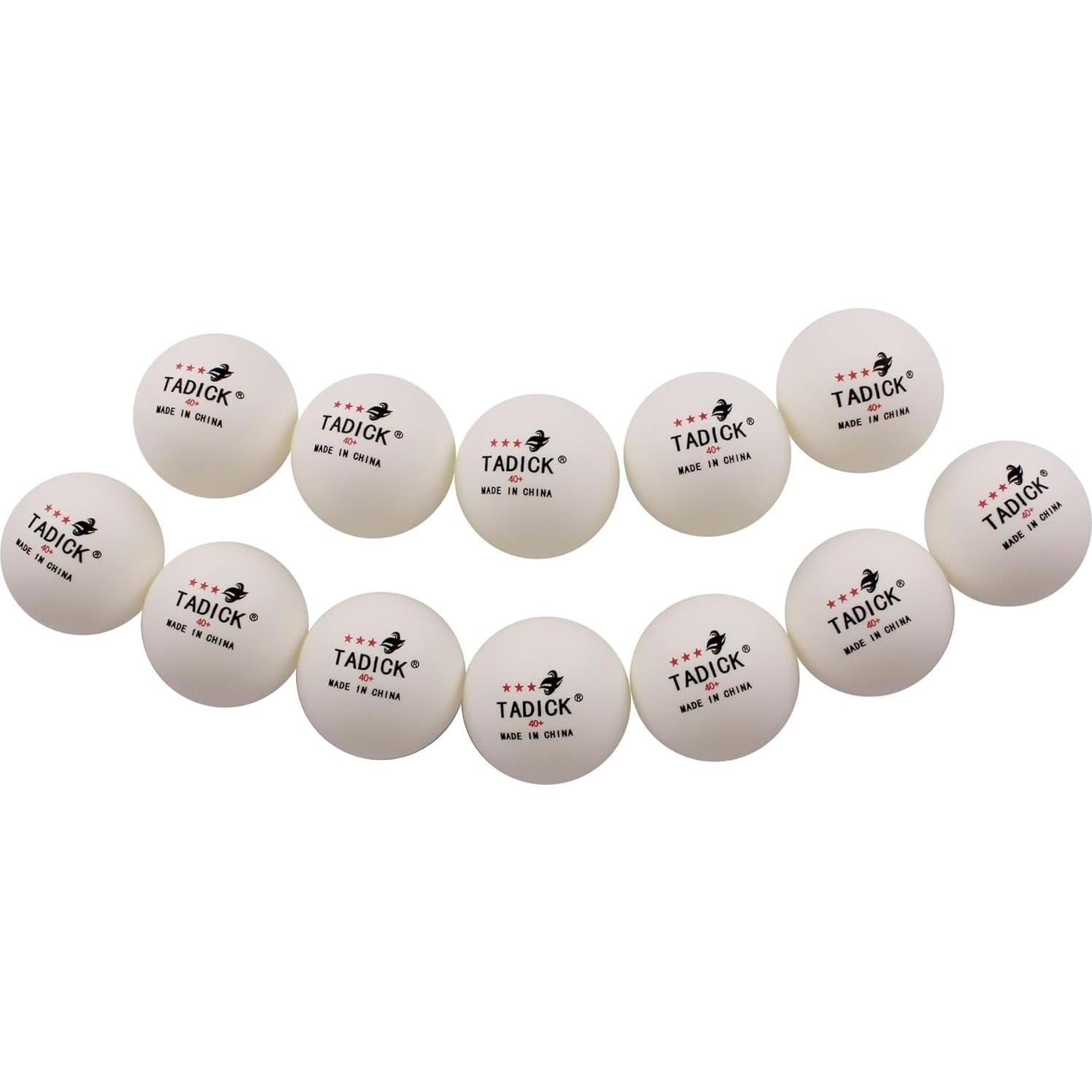 Paquete de 140 Pelotas de Ping Pong TADICK 40mm Entrenamiento
