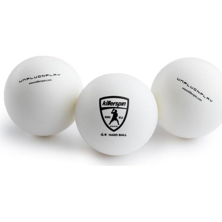 Pelotas de Ping Pong Killerspin 4 Estrellas 40mm - Paquete de 3