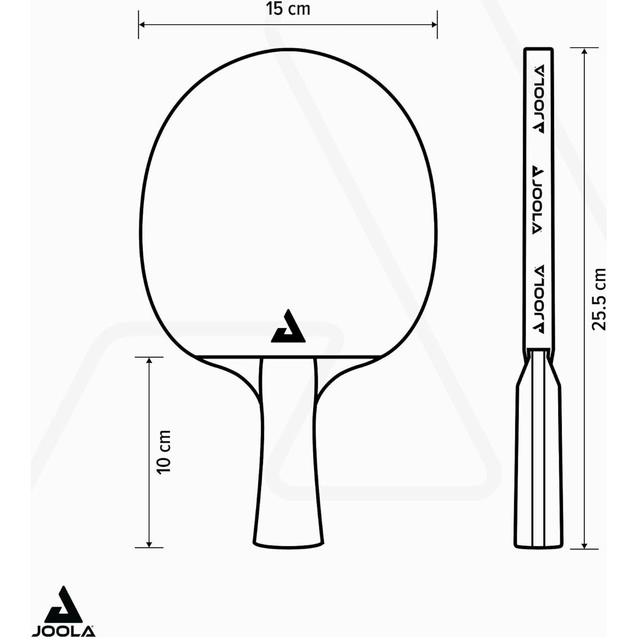 Juego de Palas de Tenis de Mesa JOOLA Duo Pro - 2 Palas, 3 Pelotas