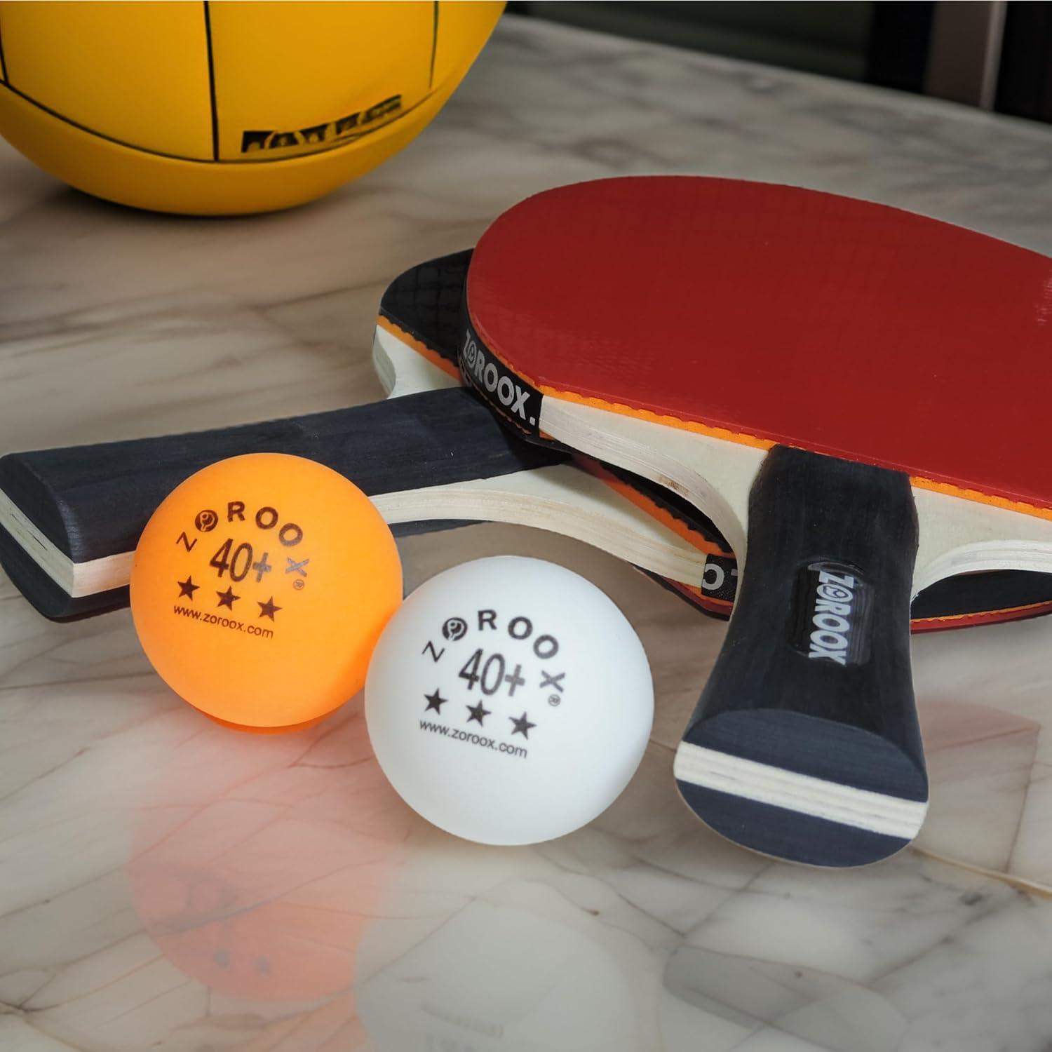 Pelotas de Tenis de Mesa ZOROOX 40mm - Paquete de 9 Blancas