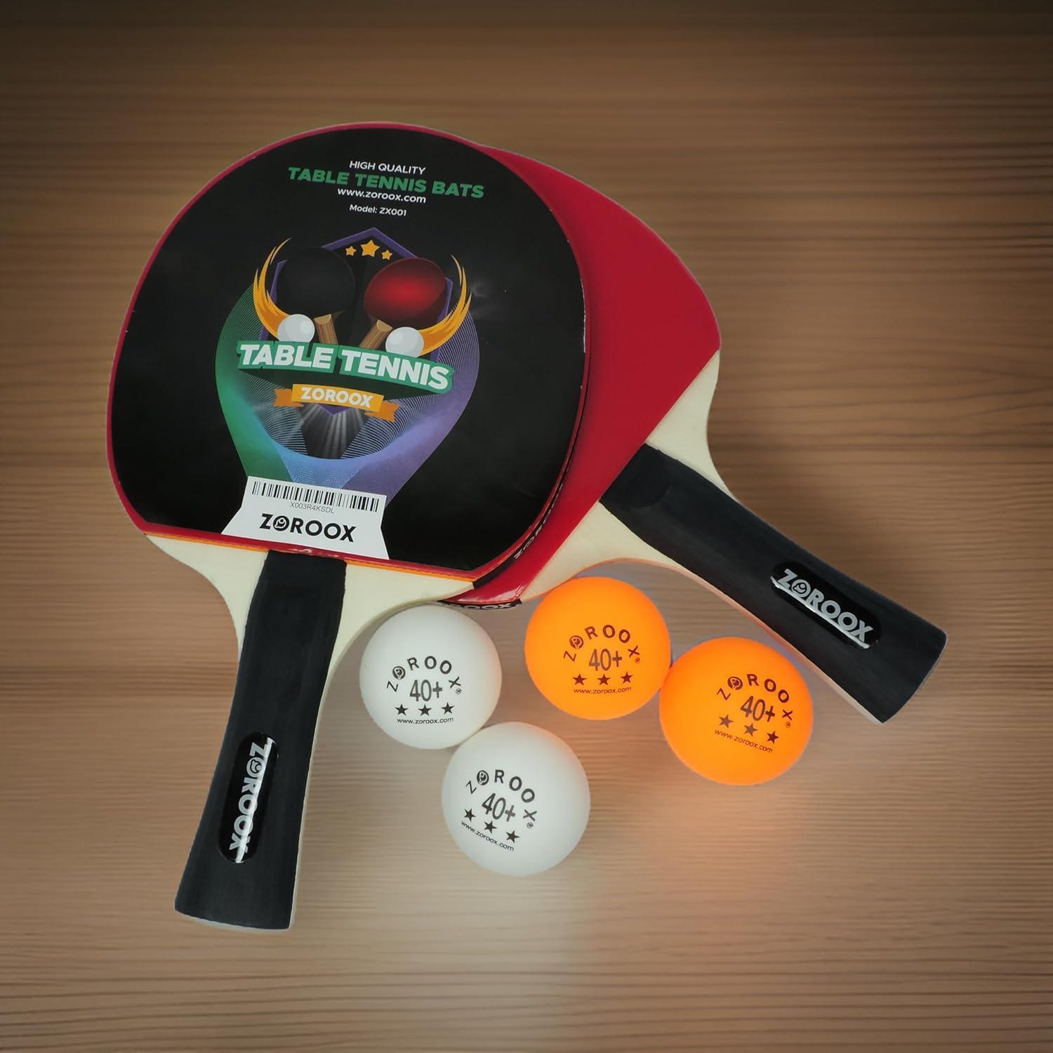 Pelotas de Tenis de Mesa ZOROOX 40mm - Paquete de 9 Blancas