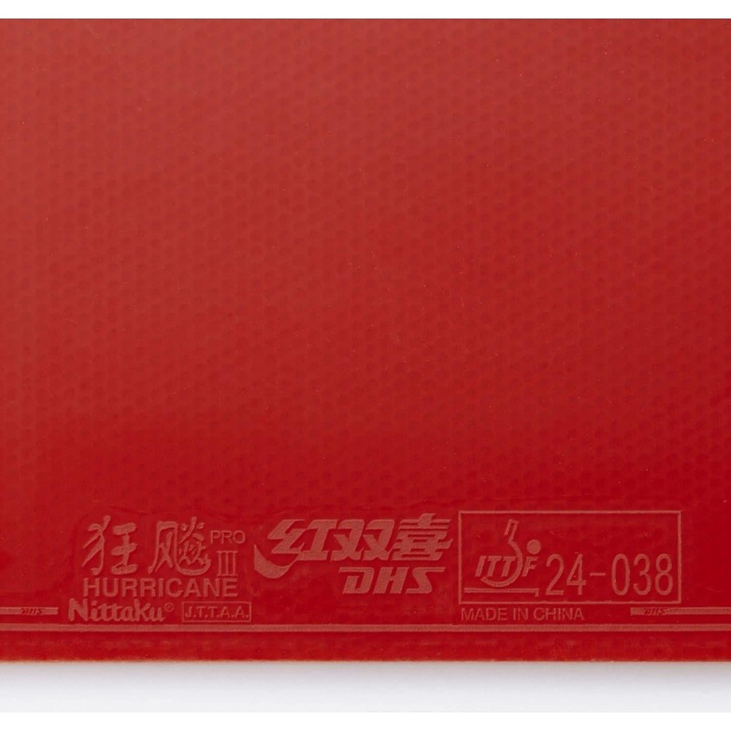 Goma de Tenis de Mesa Nittaku Hurricane Pro 3 Turbo 2.0mm