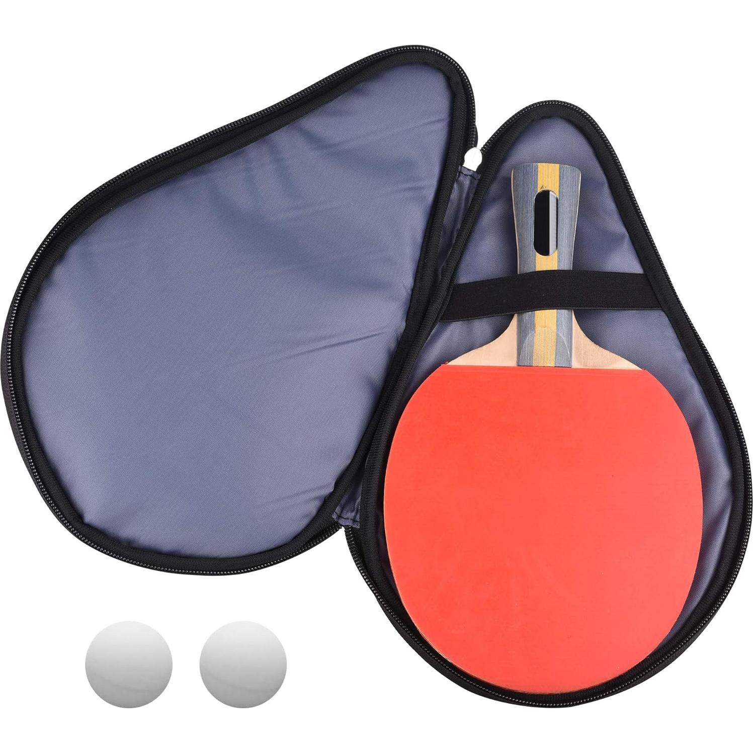 Funda Acolchada para Raqueta de Tenis de Mesa CM con Bolsillo
