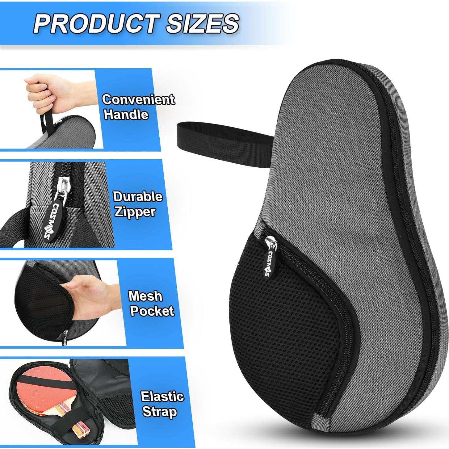 Bolsa de Palas de Tenis de Mesa Cosmos con Bolsillo Malla