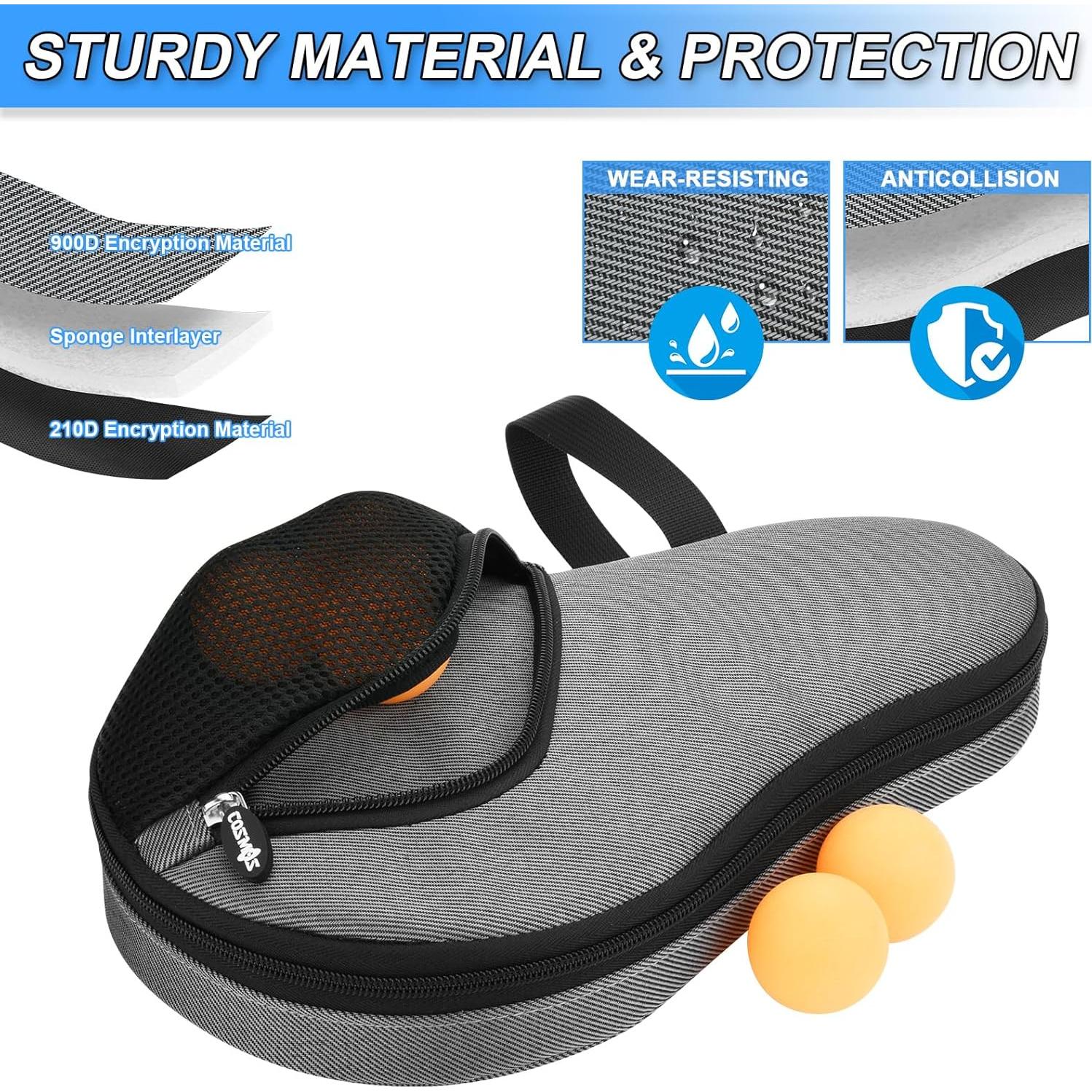 Bolsa de Palas de Tenis de Mesa Cosmos con Bolsillo Malla