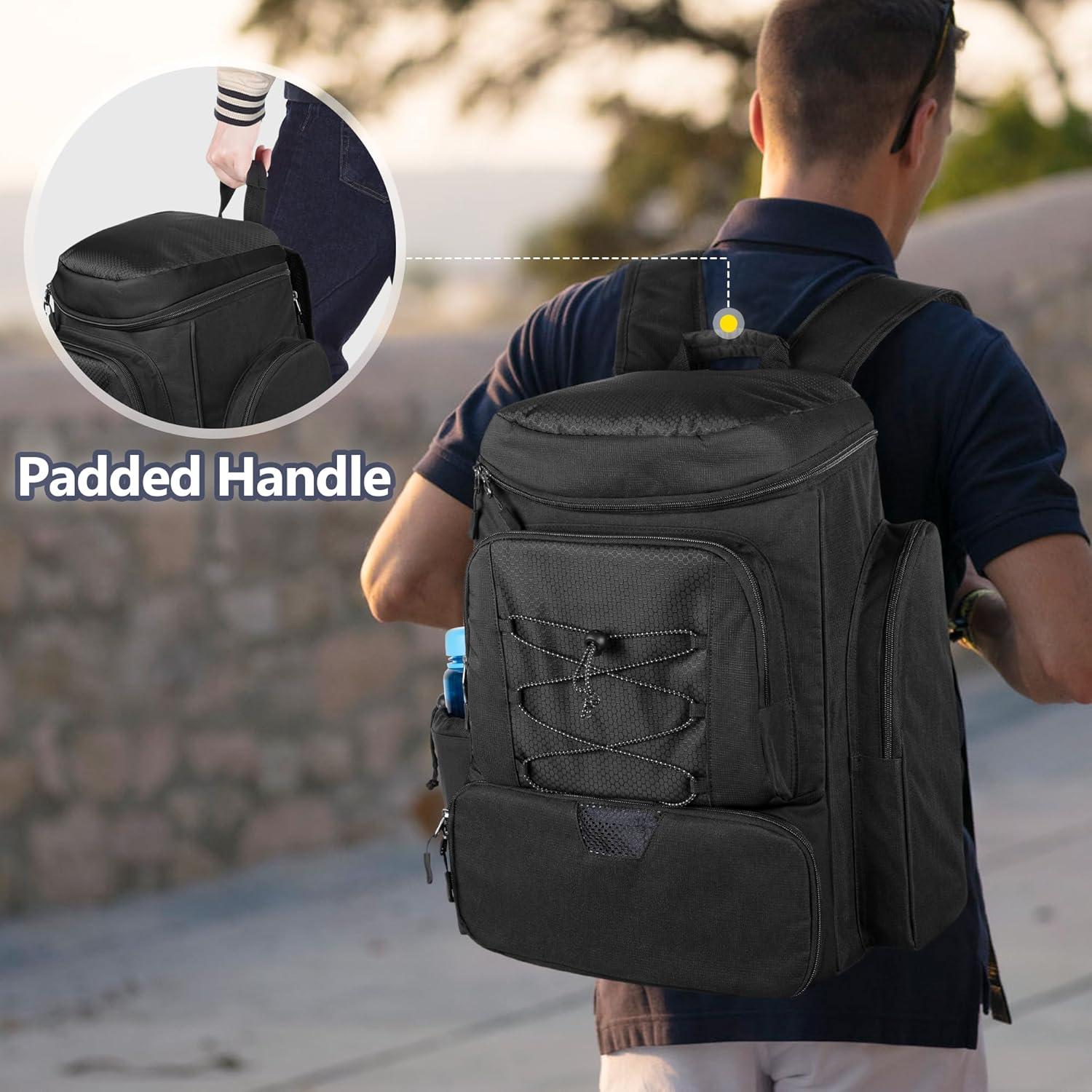 Mochila GOBUROS para 4 raquetas de pickleball con compartimento para zapatos