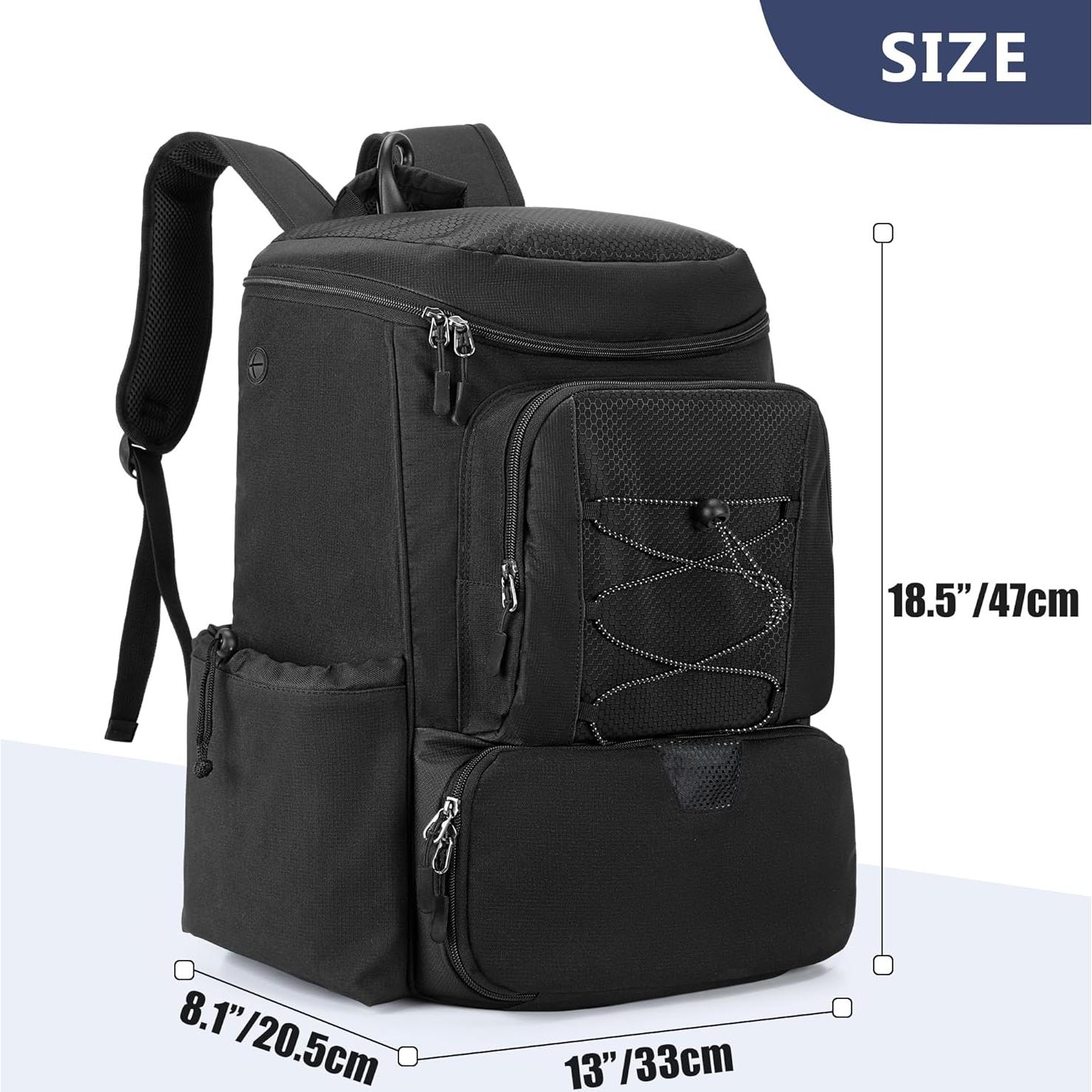 Mochila GOBUROS para 4 raquetas de pickleball con compartimento para zapatos