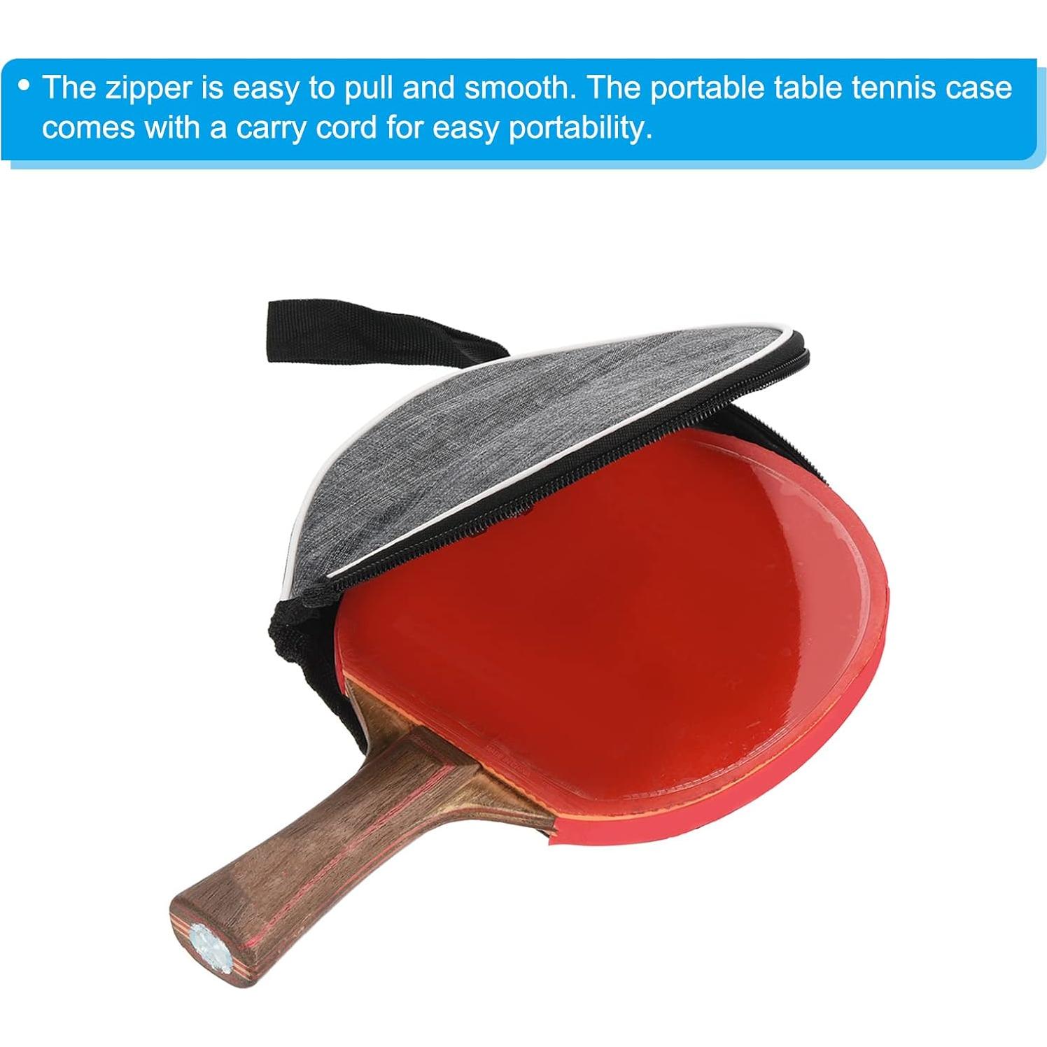 Funda para Palas de Ping Pong PATIKIL - Paquete de 2, Gris