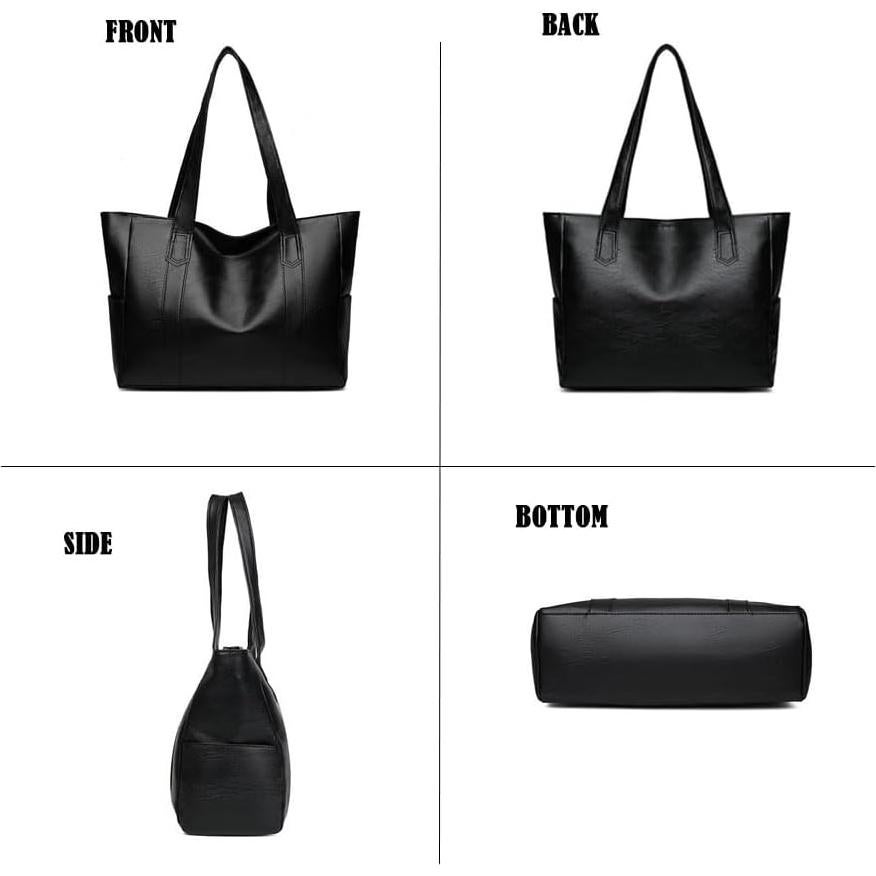 Bolsa Tote YXQSED de Cuero PU Grande para Mujeres