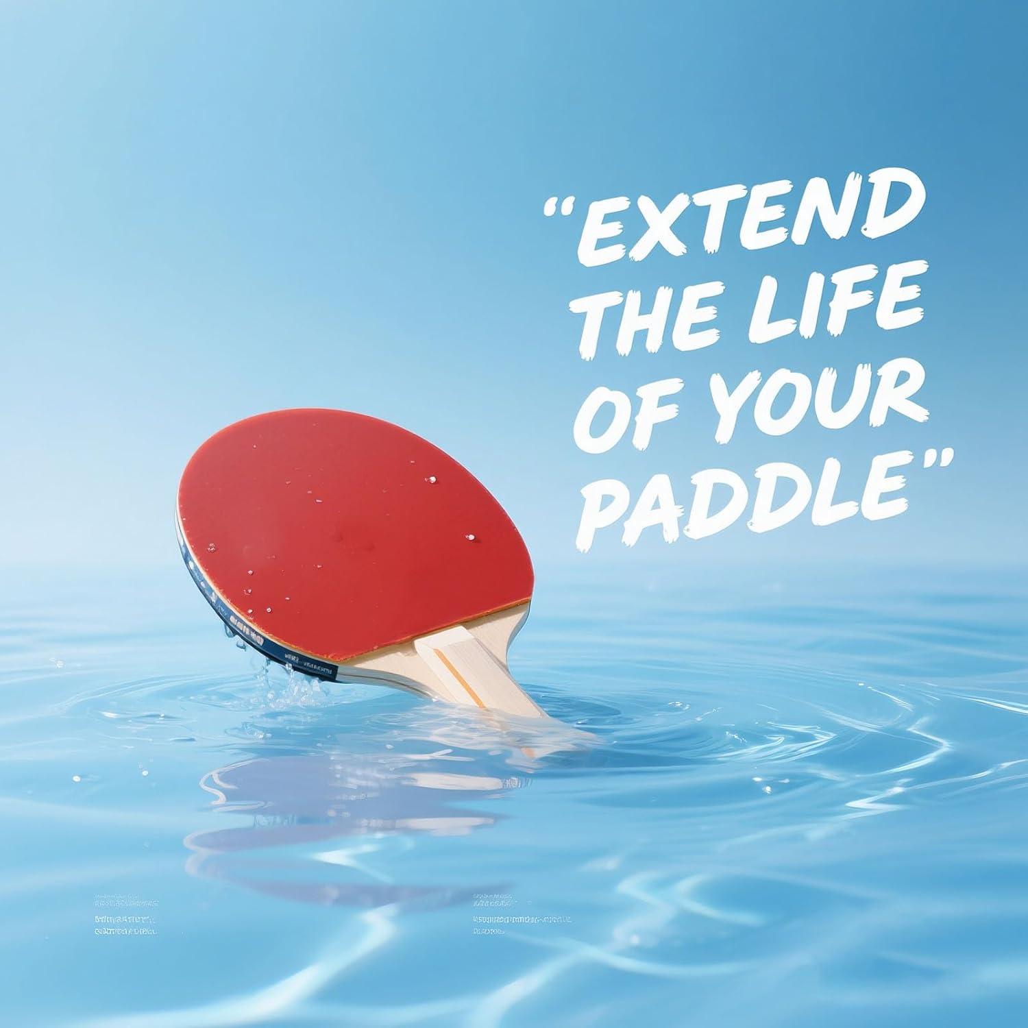 Kit Limpiador de Raquetas de Tenis de Mesa DINGSEN 100ml + Esponja