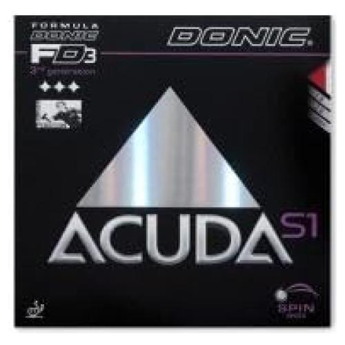 Goma de Tenis de Mesa DONIC Acuda S1 2.0mm Negra
