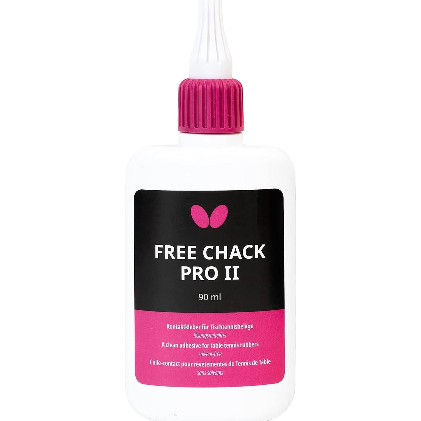 Pegamento Butterfly Free Chack Pro II 90ml para Tenis de Mesa