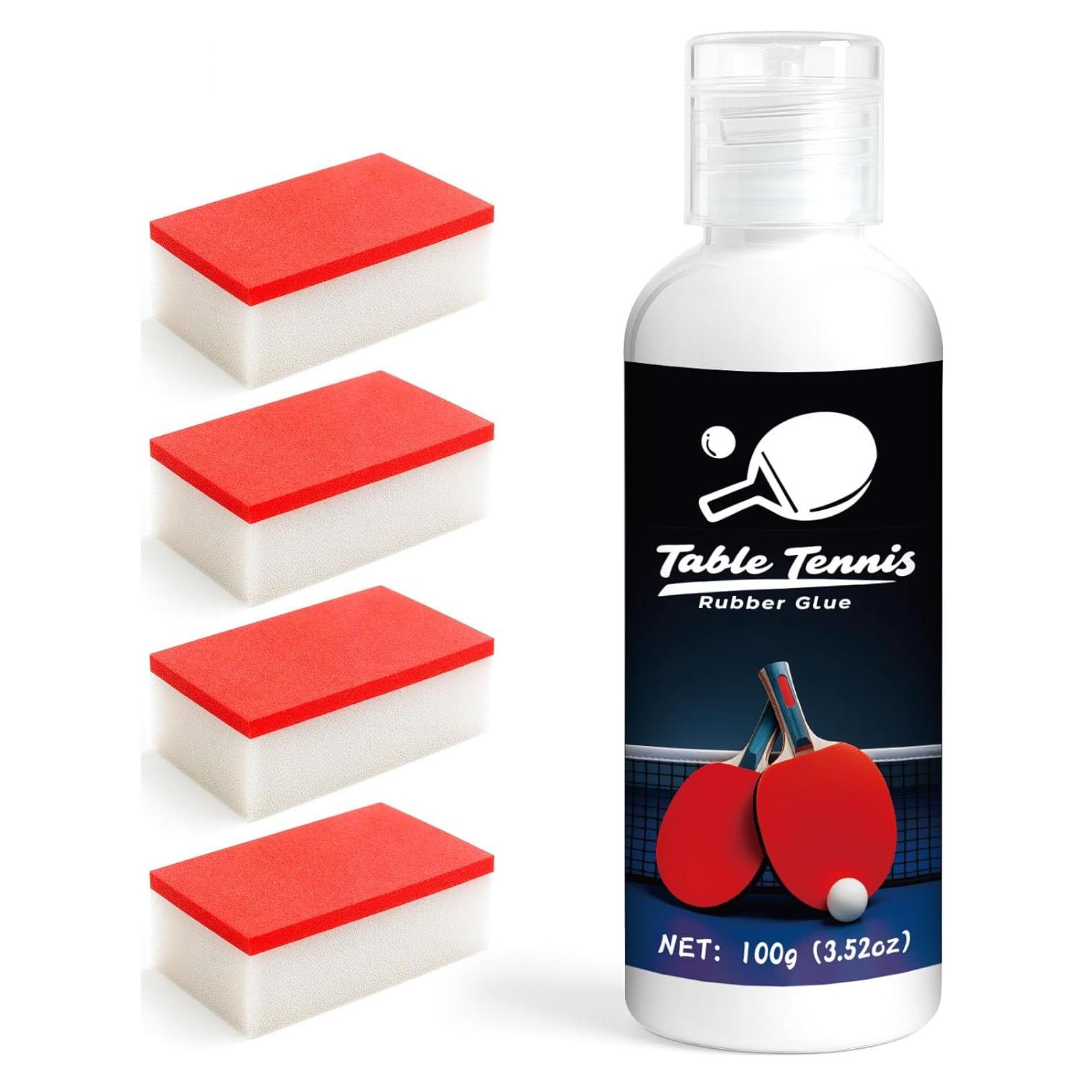 Pegamento para Tenis de Mesa WAN2TLK 100ml con 4 Esponjas
