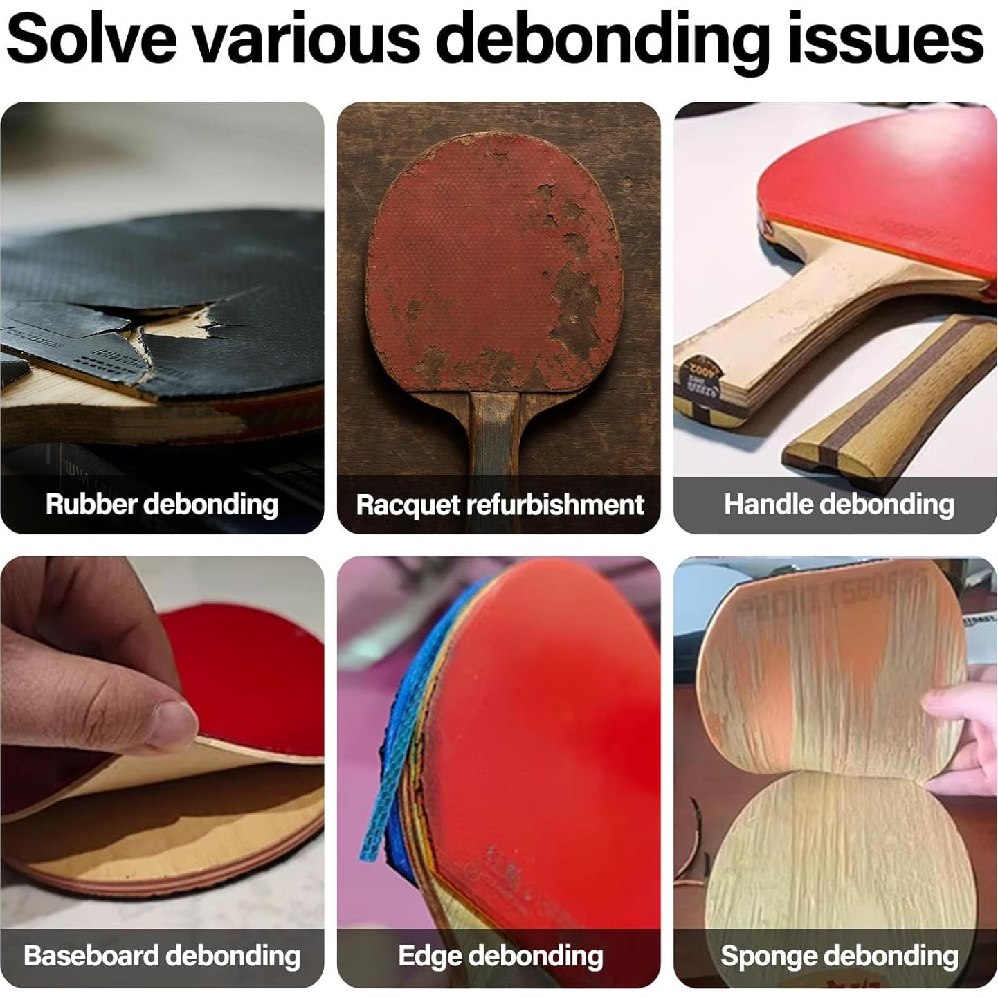 Pegamento para Tenis de Mesa WAN2TLK 100ml con 4 Esponjas