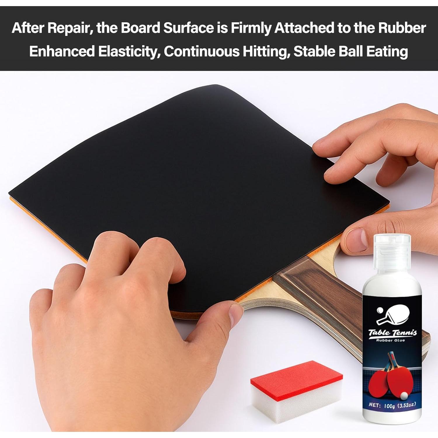 Pegamento para Tenis de Mesa WAN2TLK 100ml con 4 Esponjas