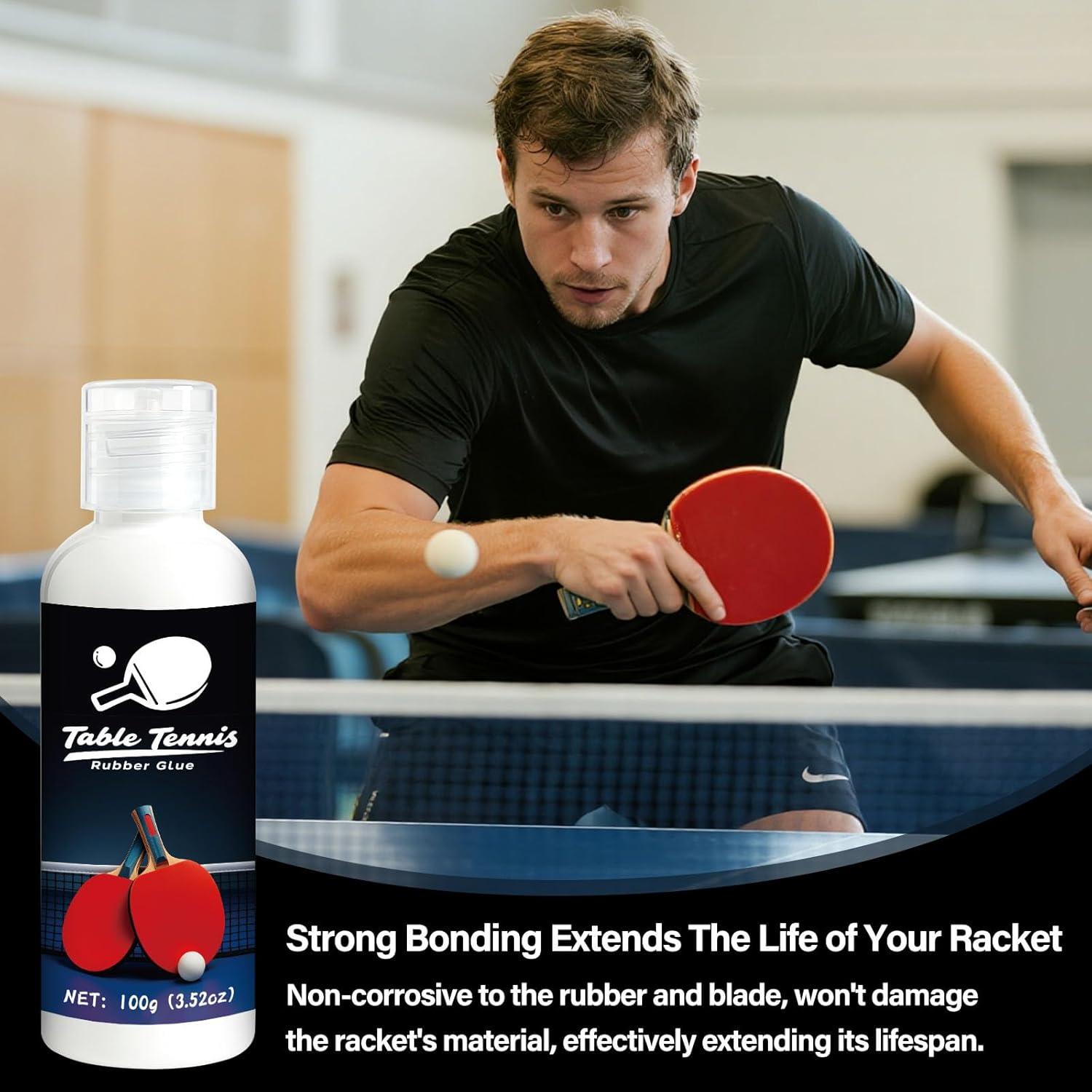 Pegamento para Tenis de Mesa WAN2TLK 100ml con 4 Esponjas