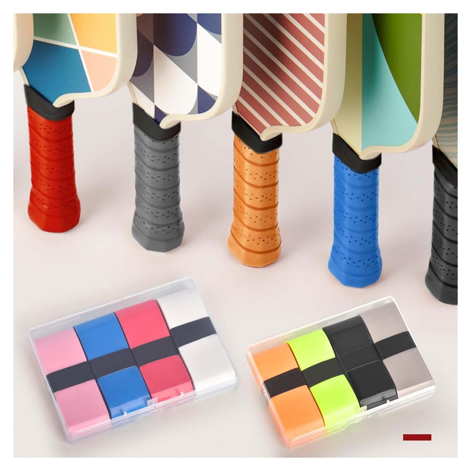 Cinta de Agarre AccEncyc 8 Piezas Multicolor para Raquetas