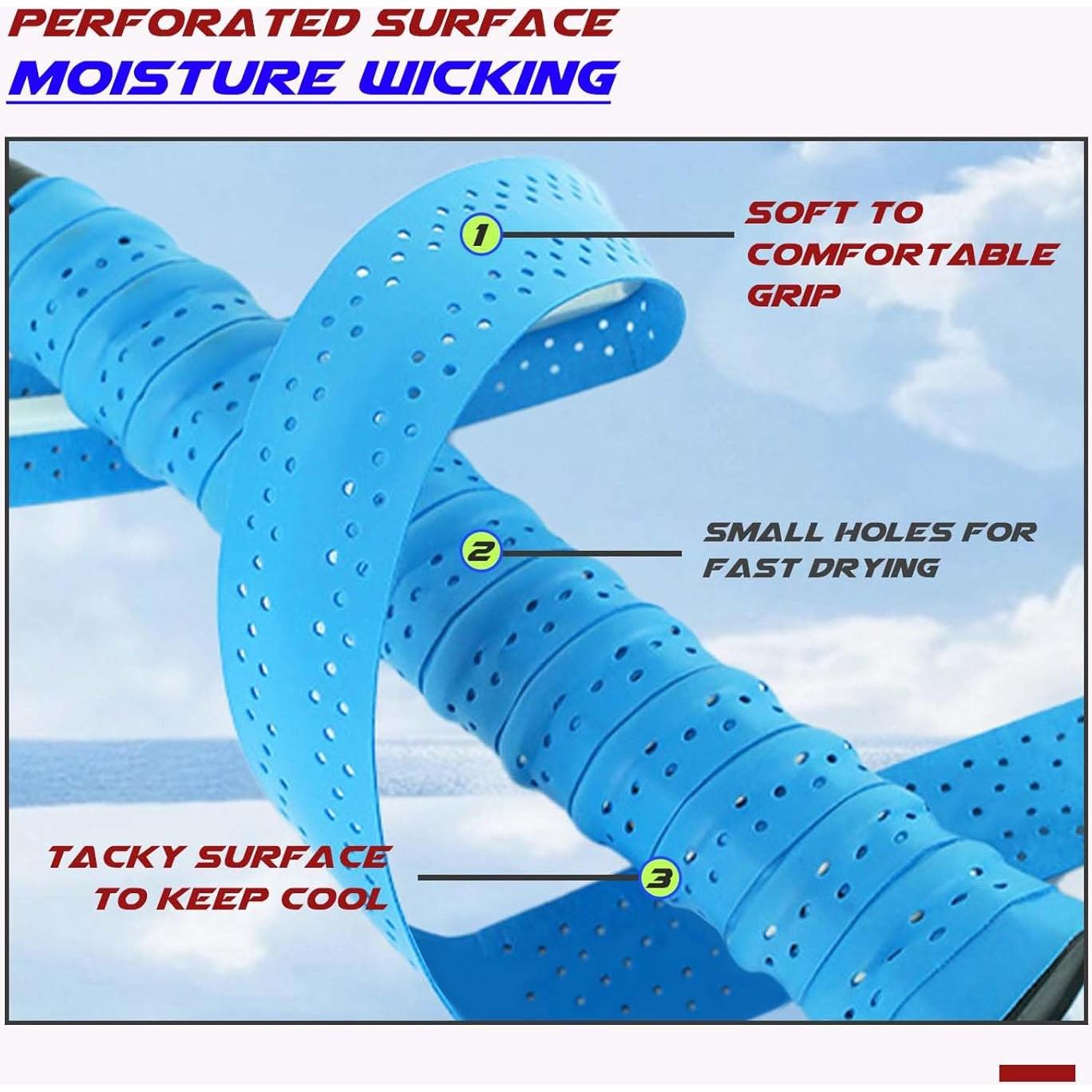 Cinta de Agarre AccEncyc 8 Piezas Multicolor para Raquetas