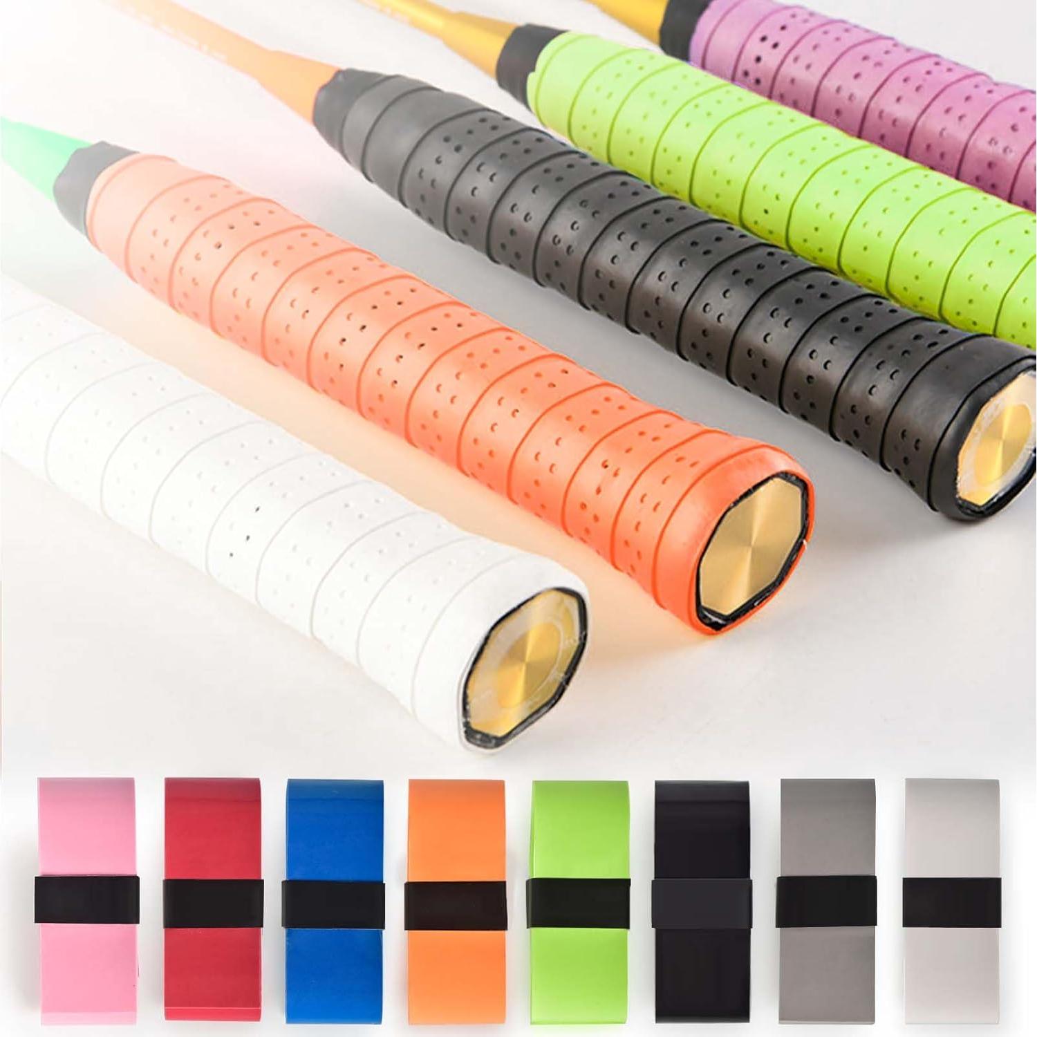 Cinta de Agarre AccEncyc 8 Piezas Multicolor para Raquetas