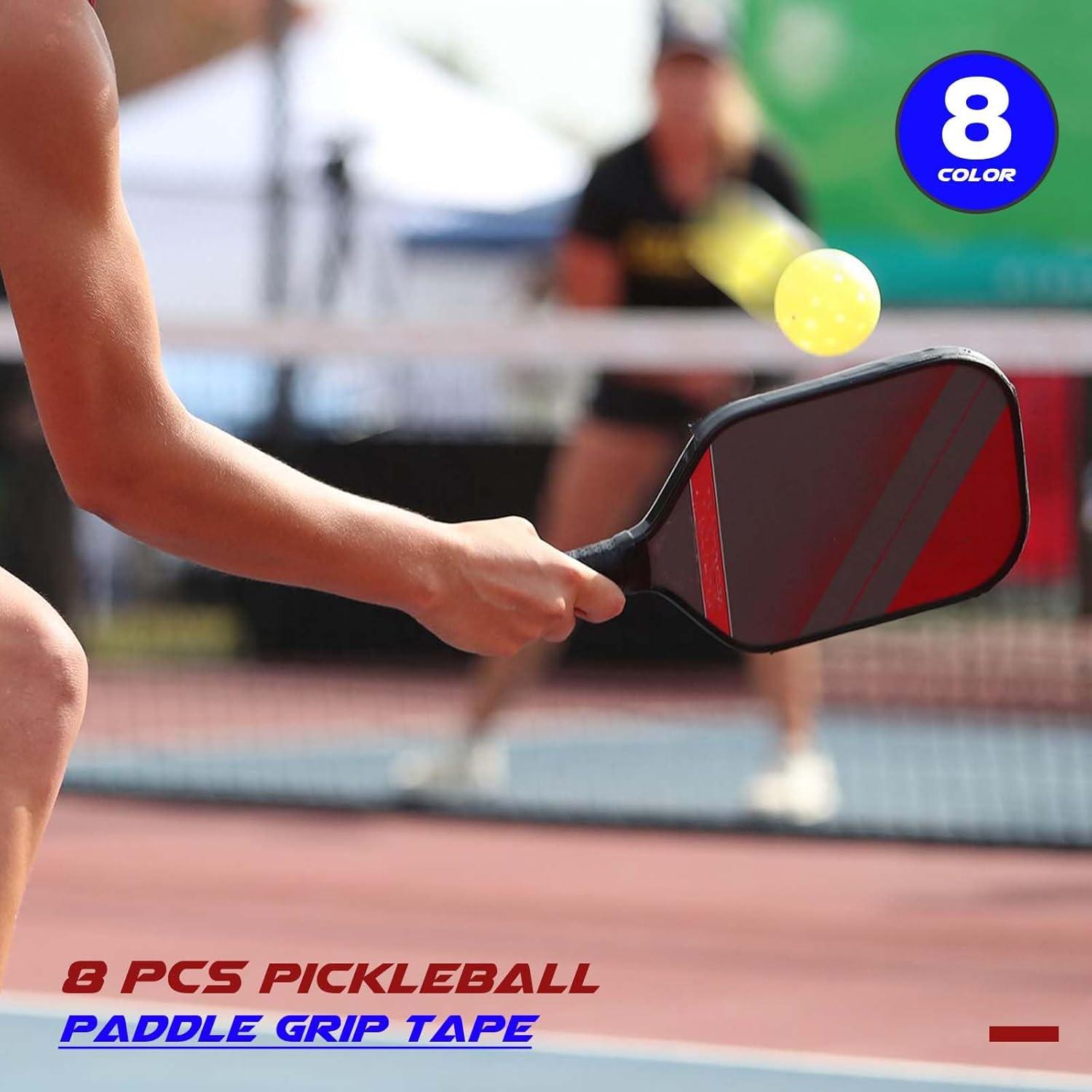 Cinta de Agarre AccEncyc 8 Piezas Multicolor para Raquetas