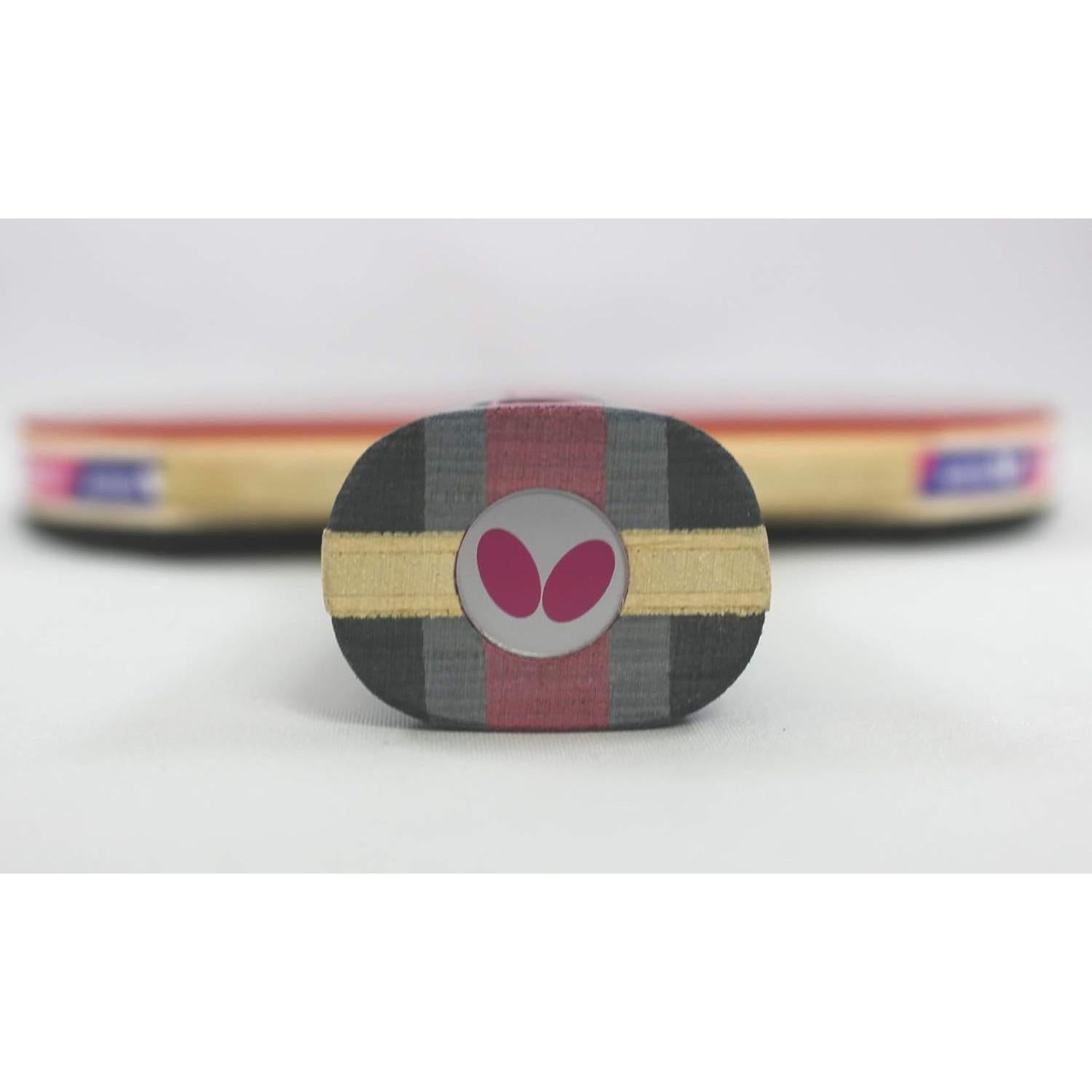 Paleta de Tenis de Mesa Butterfly Nakama S-7 Profesional con Goma Sapphira