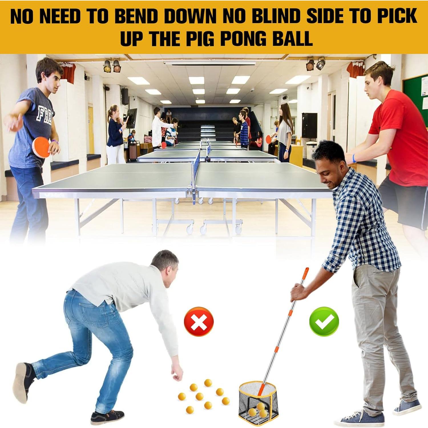 Recolector de Pelotas de Pingpong POPETPOP Telescópico 95cm