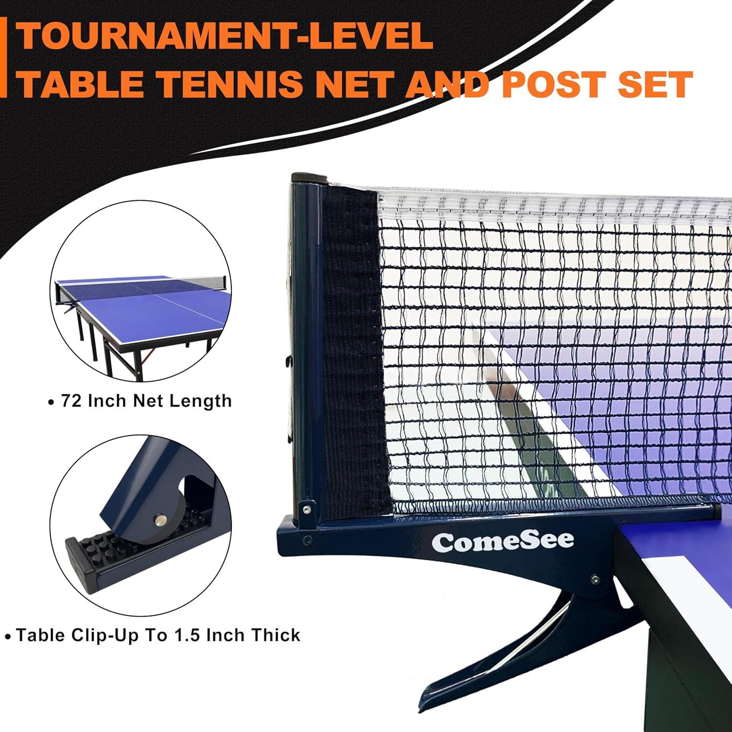 Conjunto de Tenis de Mesa Comesee CS-111 con Red y Palas