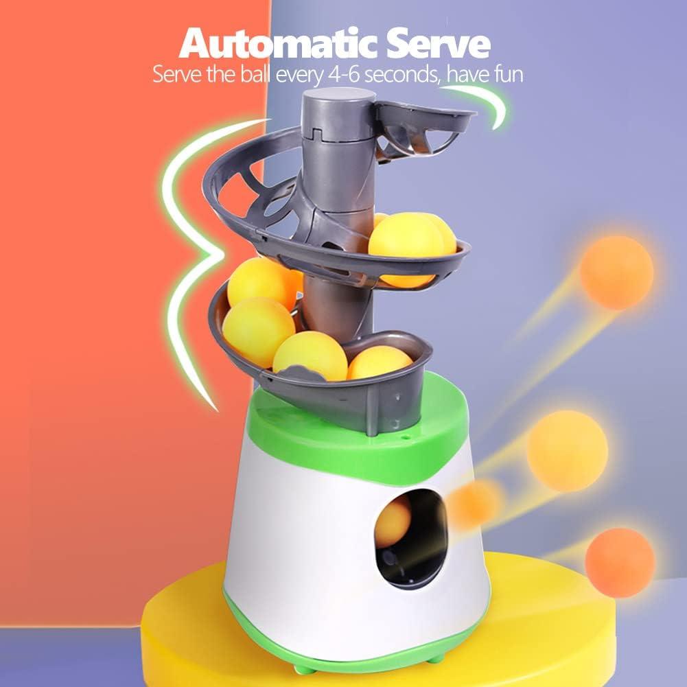 Lanzador Automático de Tenis de Mesa Dilwe con 10 Pelotas