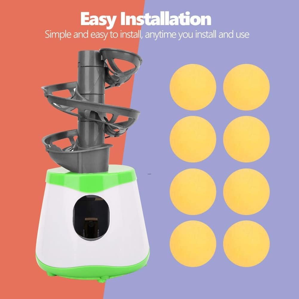 Lanzador Automático de Tenis de Mesa Dilwe con 10 Pelotas