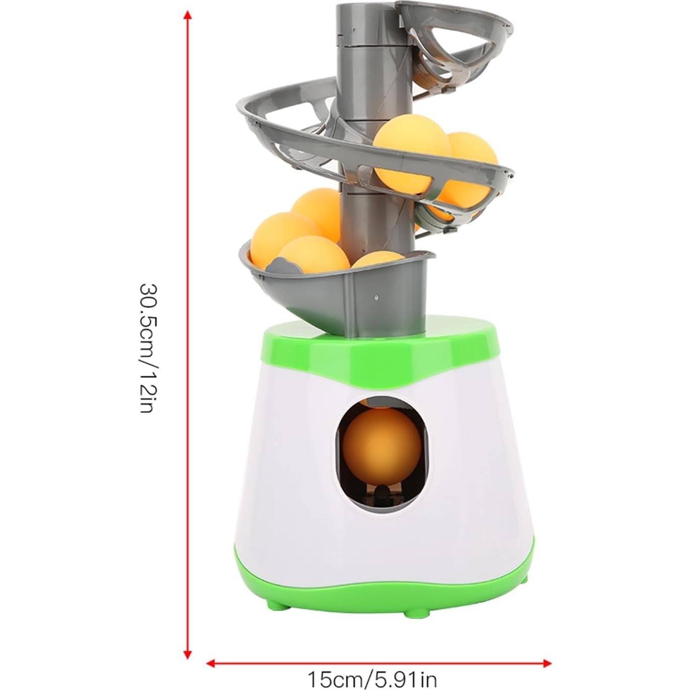 Lanzador Automático de Tenis de Mesa Dilwe con 10 Pelotas