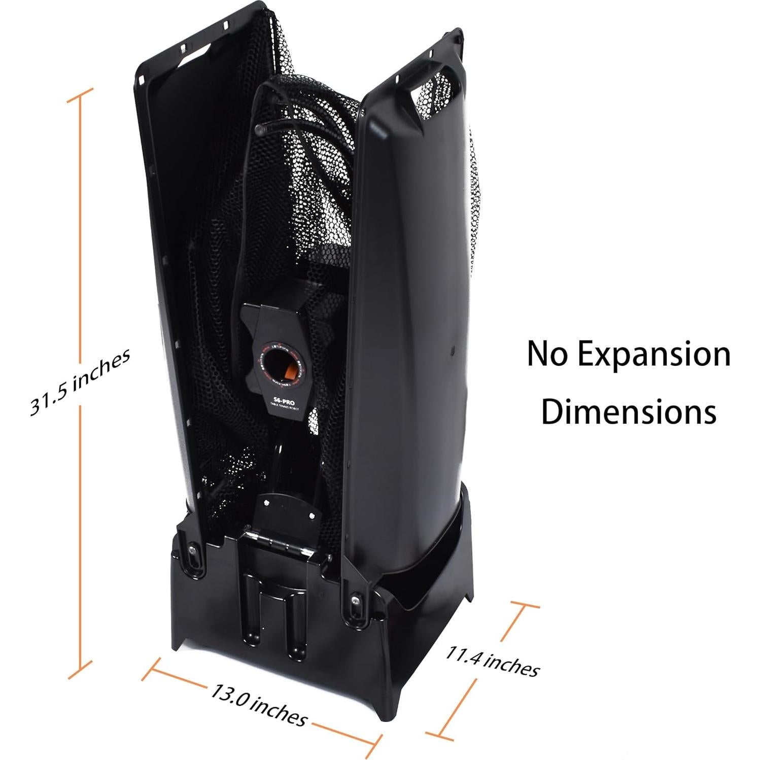 Máquina de Tenis de Mesa WAYMARK S6PRO con Red y 100 Pelotas