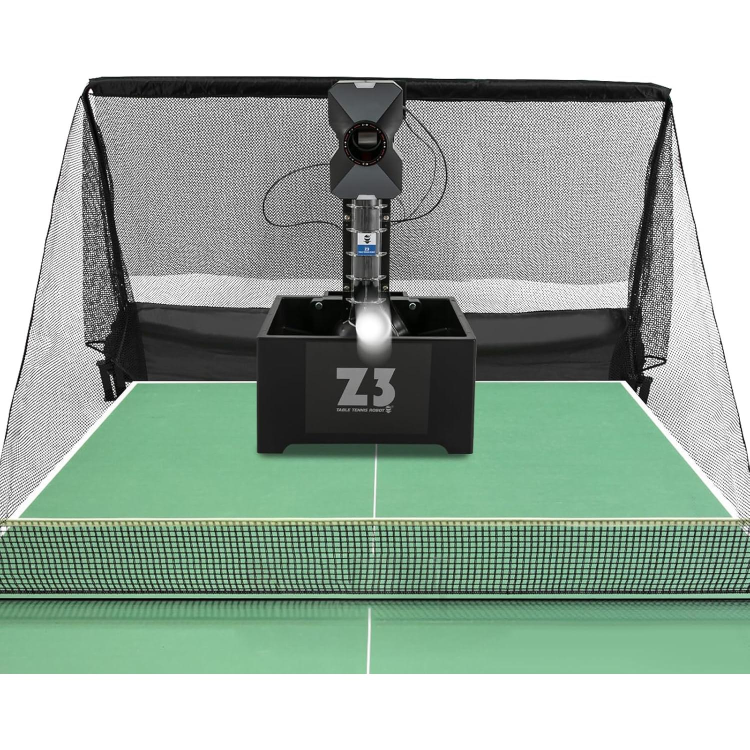 Robot de Tenis de Mesa Automático Pazcii - Máquina de Pelotas de Ping Pong 100 Pelotas