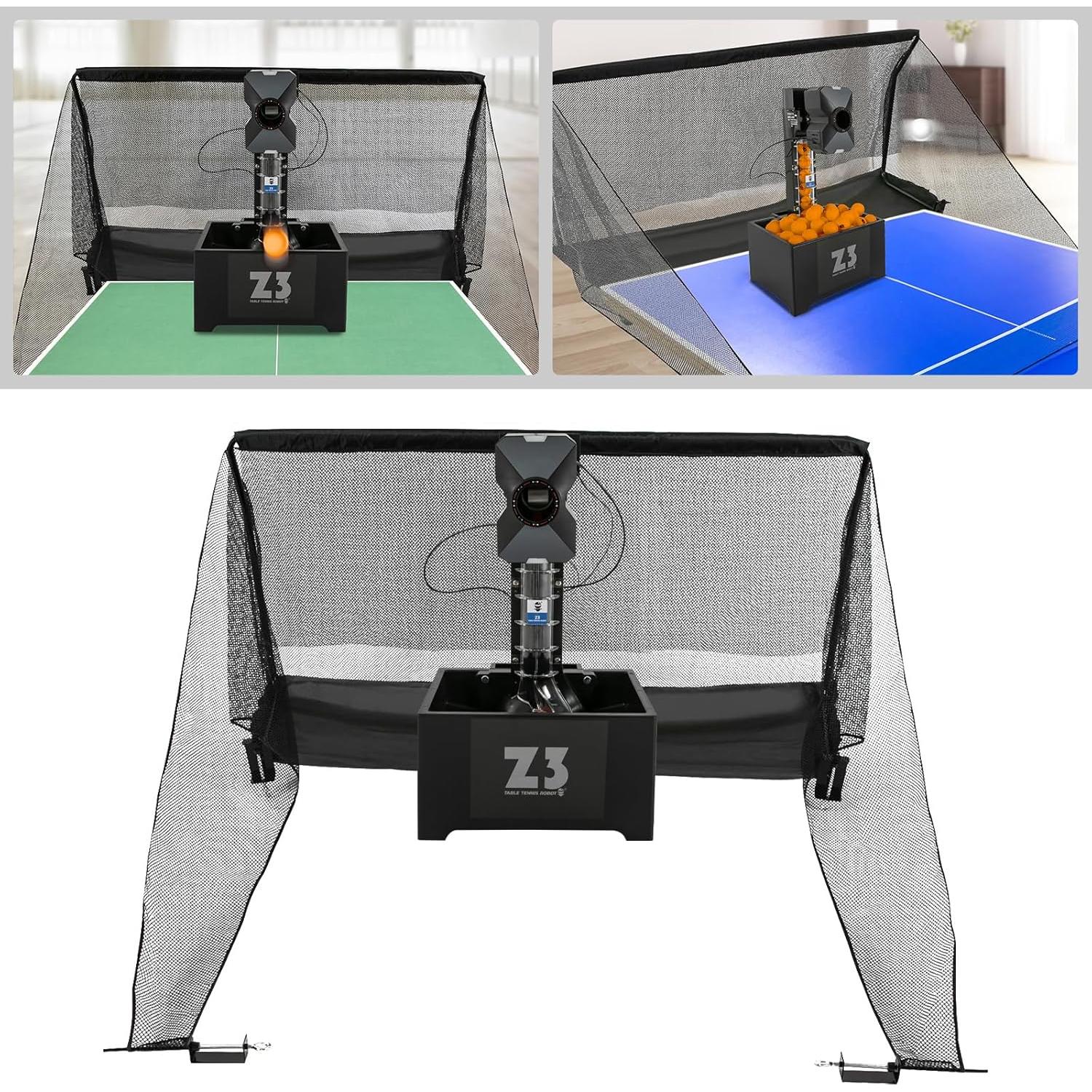 Robot de Tenis de Mesa Automático Pazcii - Máquina de Pelotas de Ping Pong 100 Pelotas