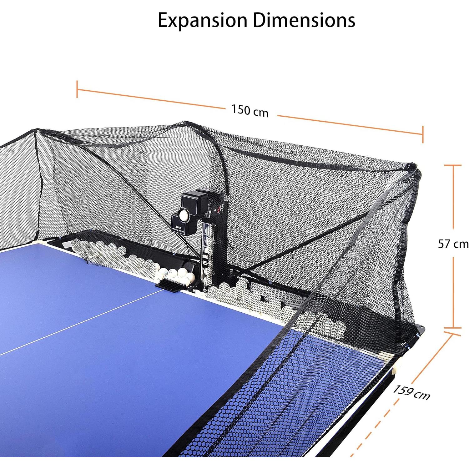 Máquina de Ping Pong WAYMARK JT-A con Red y 100 Pelotas