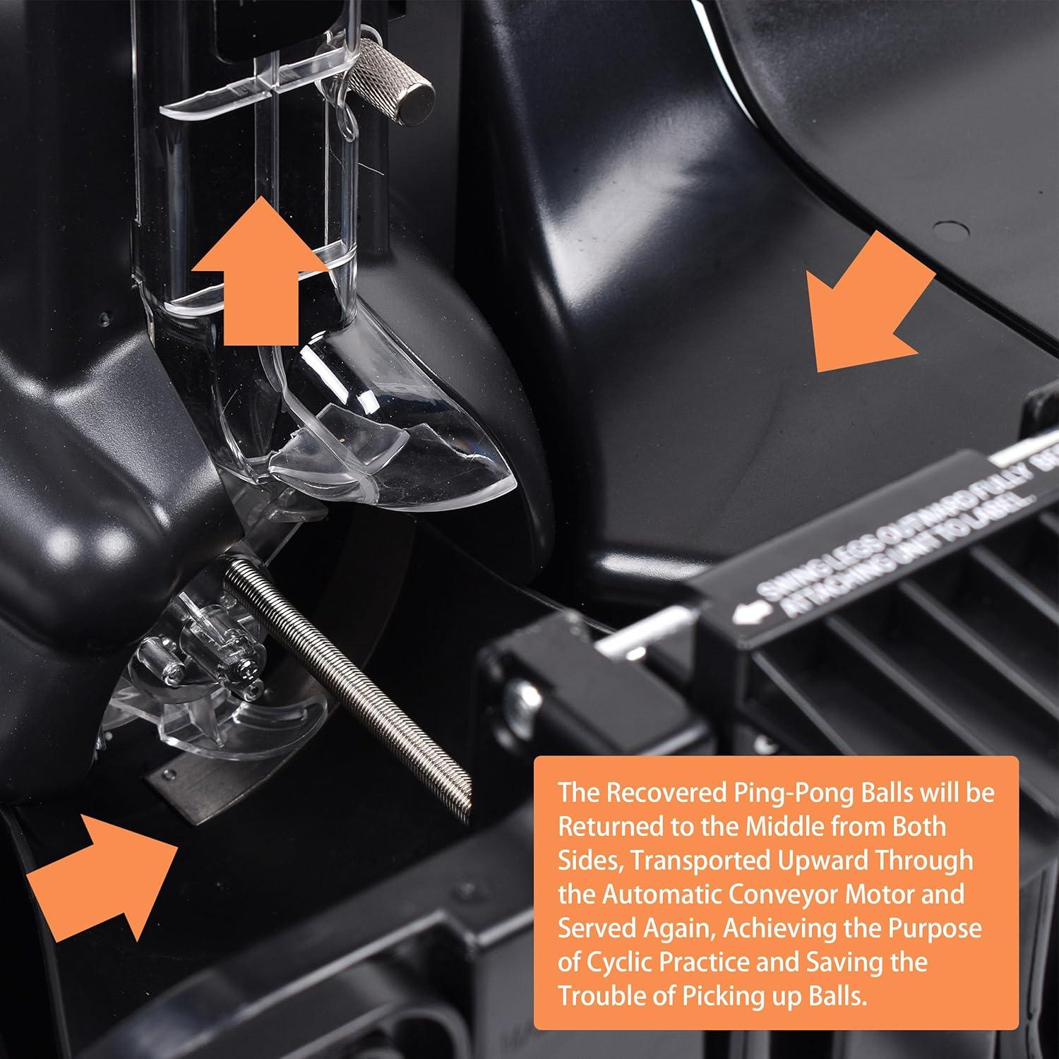 Máquina de Ping Pong WAYMARK JT-A con Red y 100 Pelotas