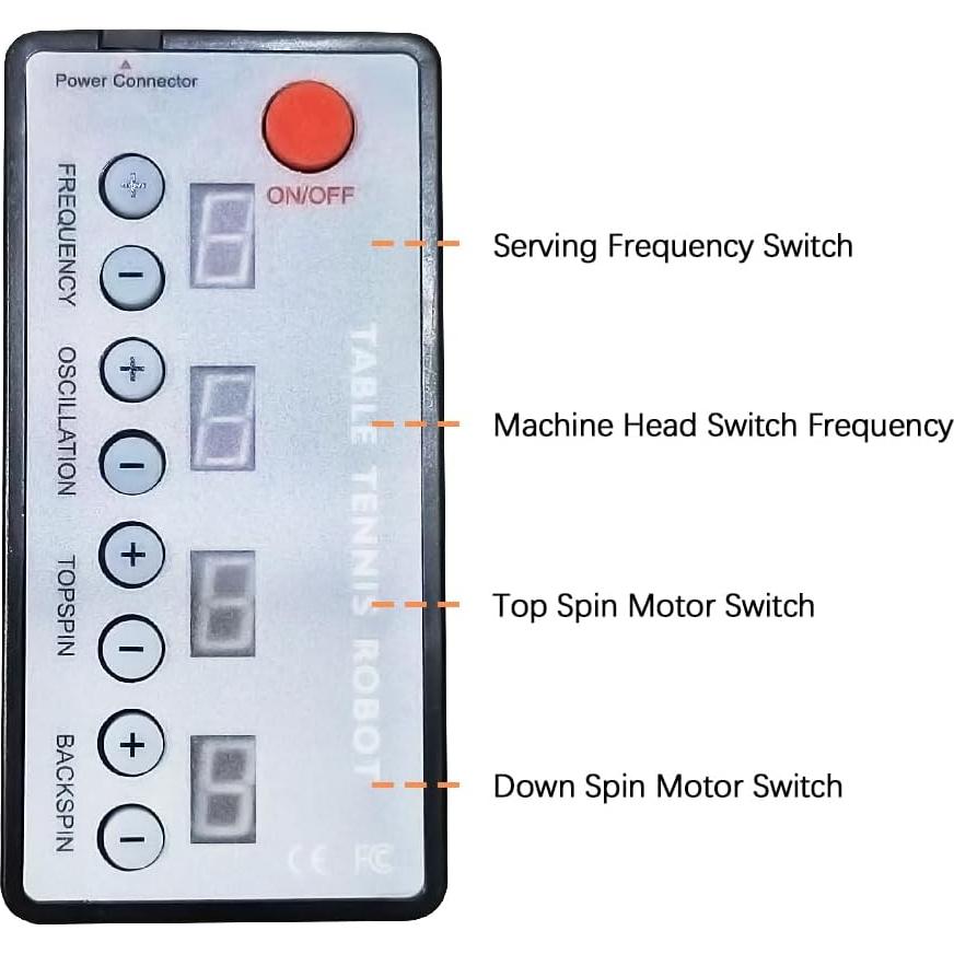 Robot de Ping Pong WAYMARK HP-07 para Entrenamiento